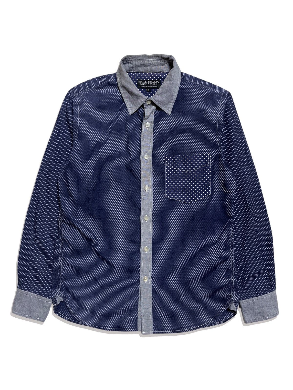 20471120 × Beams Plus × Japanese Brand BEAMS HEART POLKA CLUB PATCH POCKET Size US M / EU 48-50 / 2 - 1 Thumbnail