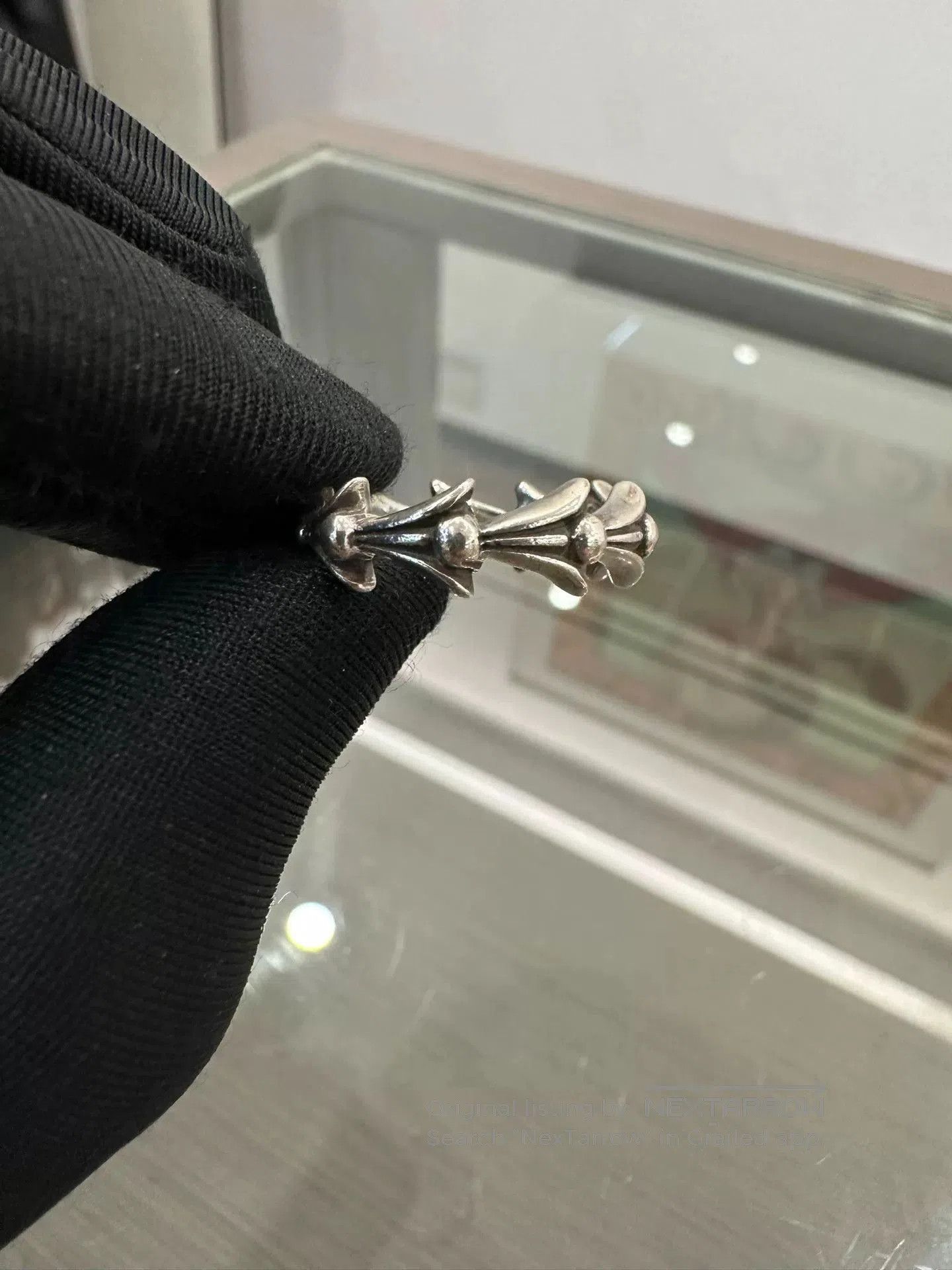 Chrome Hearts Chrome Hearts Fishbone Silver Ring US6. Size ONE SIZE - 5 Thumbnail