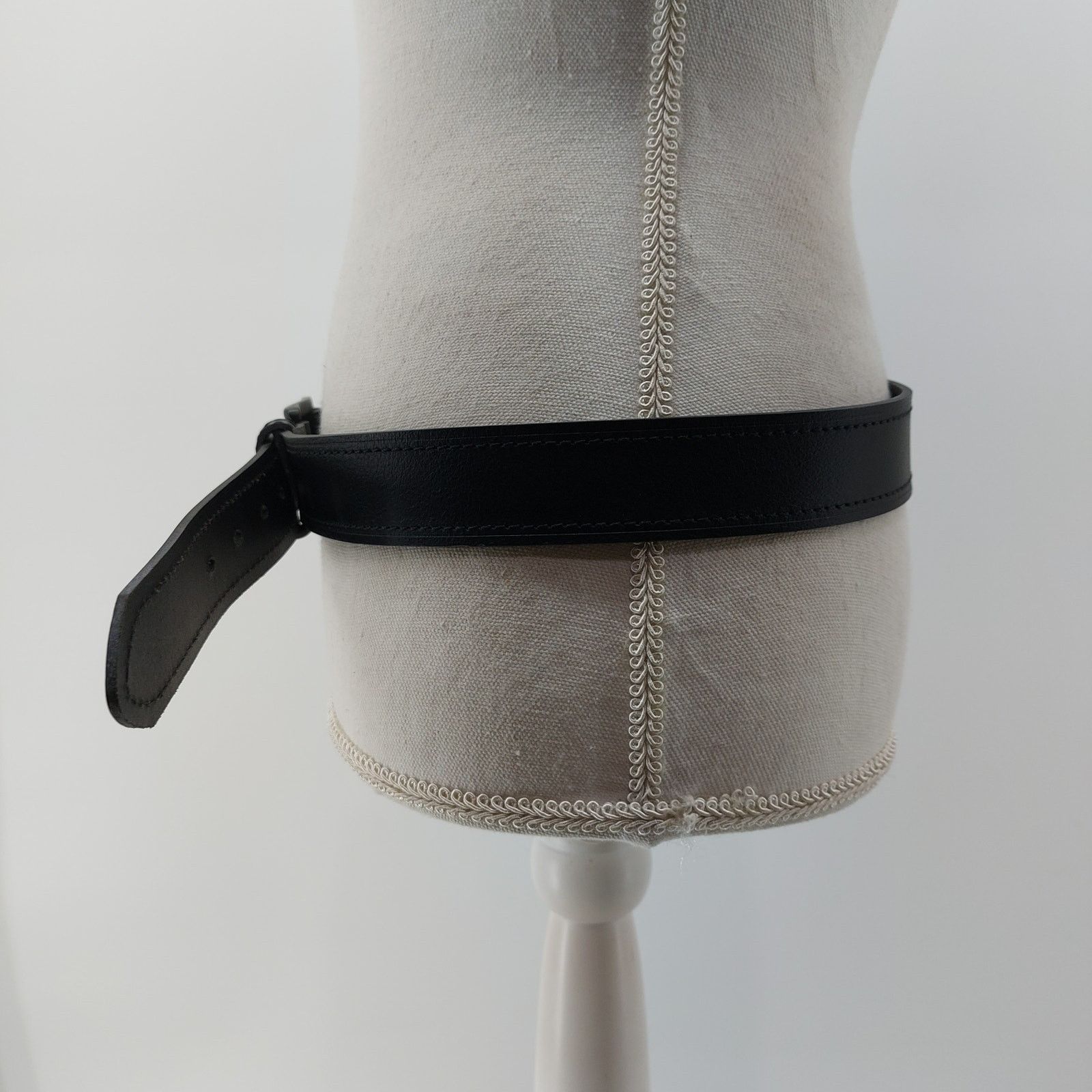 Dickies Dickies Black Men's Leather Belt Size 36 Workwear Streetwear Size 36 - 4 Thumbnail