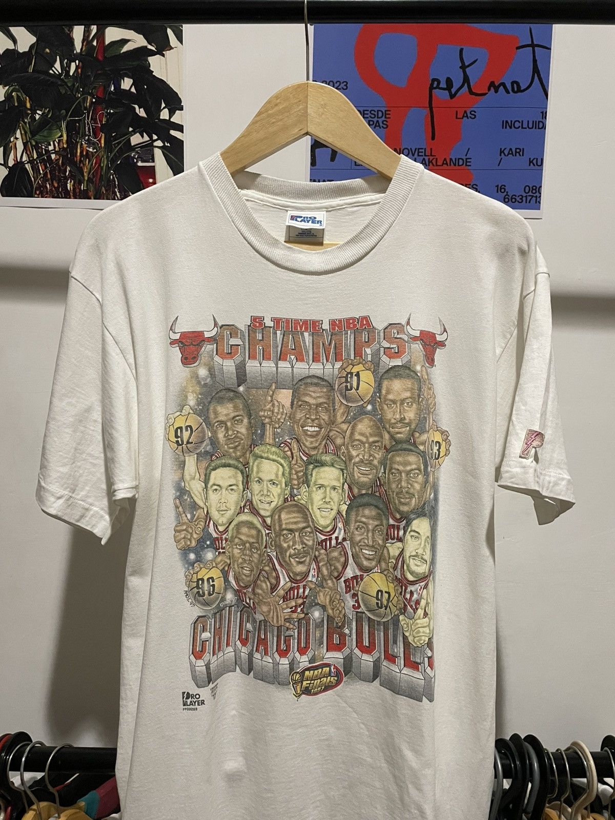 NBA × Pro Player Chicago Bulls 5 Time Champions Size US L / EU 52-54 / 3 - 1 Thumbnail