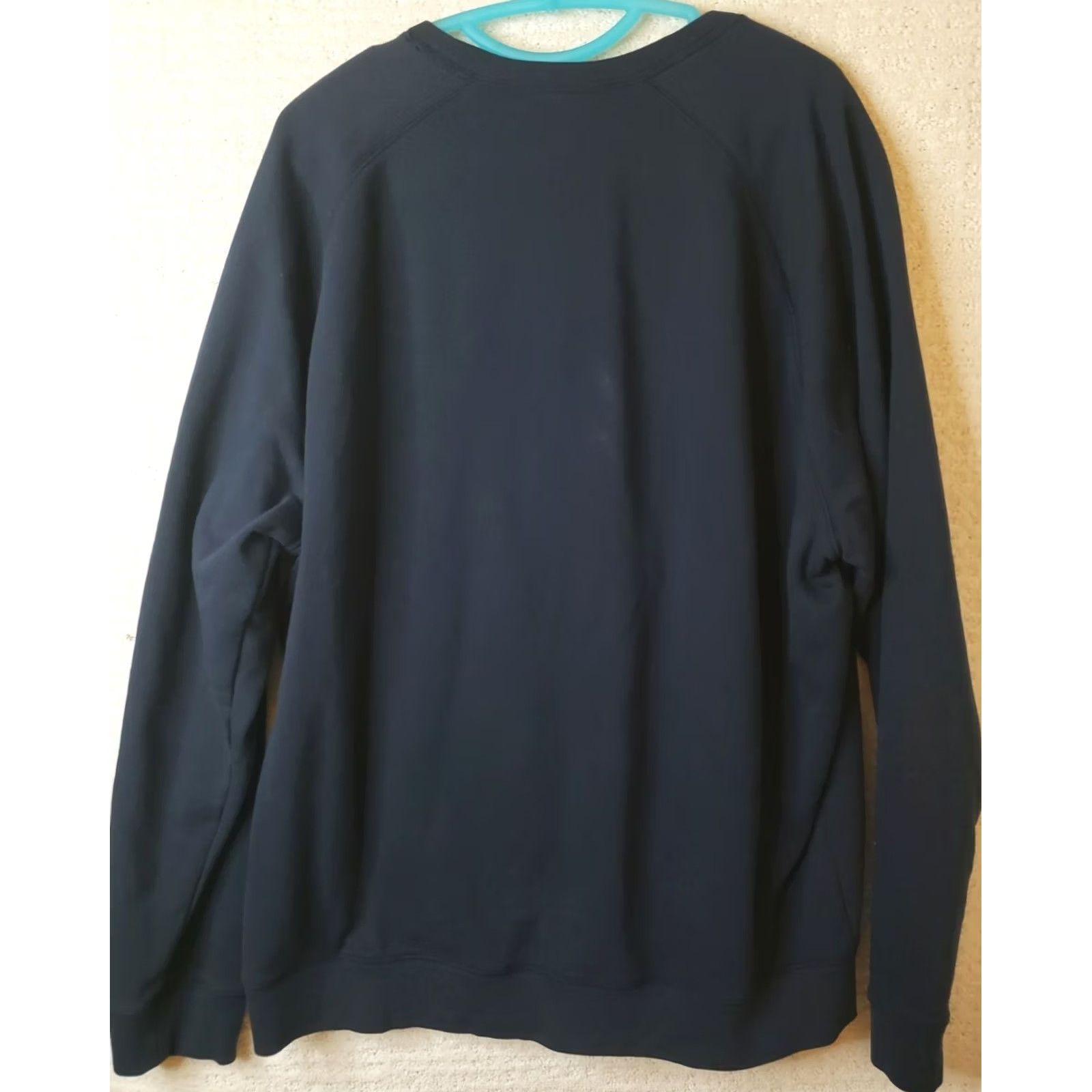 Lands' End Lands' End Mens XXL Black Long Sleeve Crew Neck Sweatshirt Pullover - Big & Tall Size US XXL / EU 58 / 5 - 5 Thumbnail