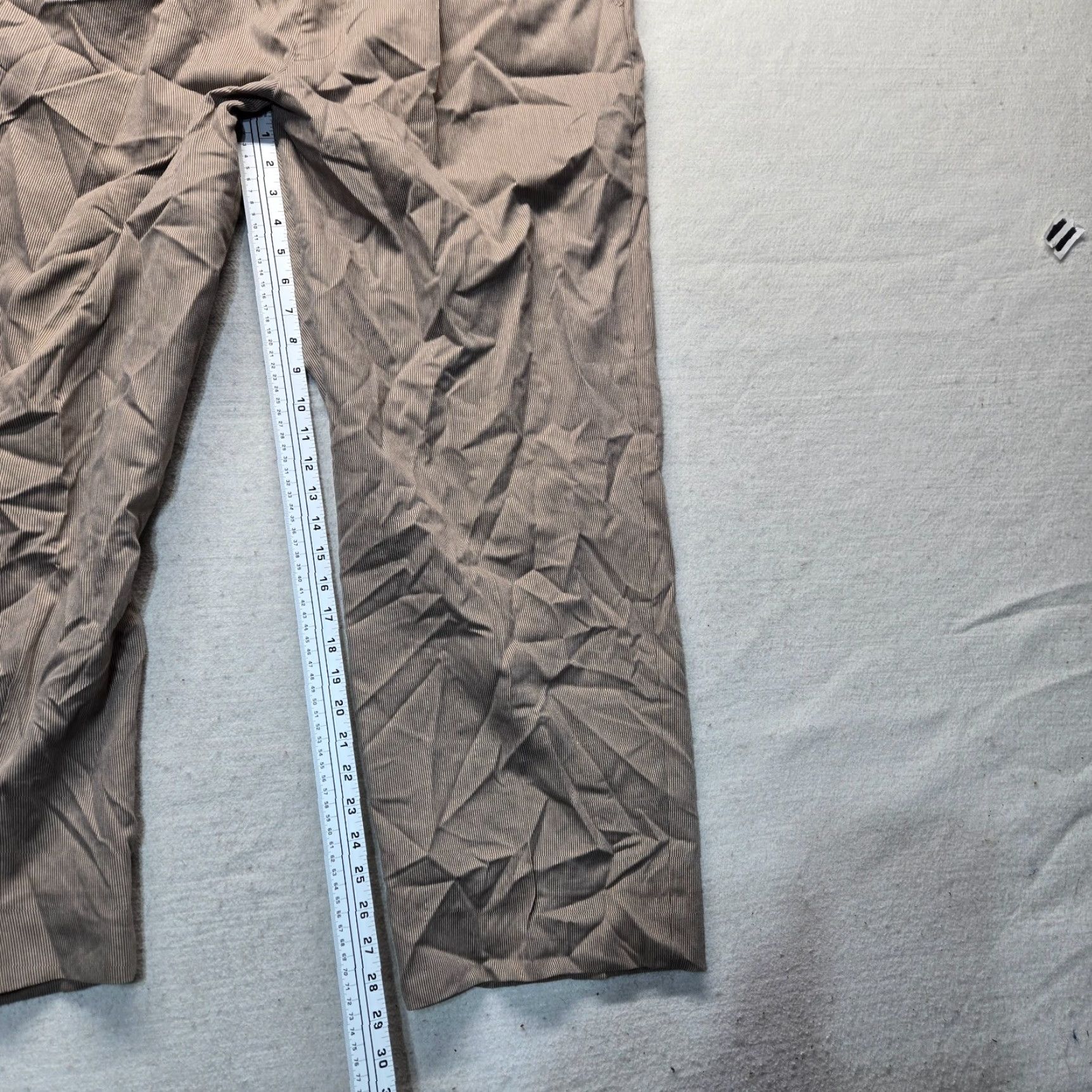 Phat Farm Phat Farm Pants Dress Pants Men 40x30 Brown Polyester Rayon Knit Pleated Regular Straight Vintage No Size US 40 / EU 56 - 6 Thumbnail