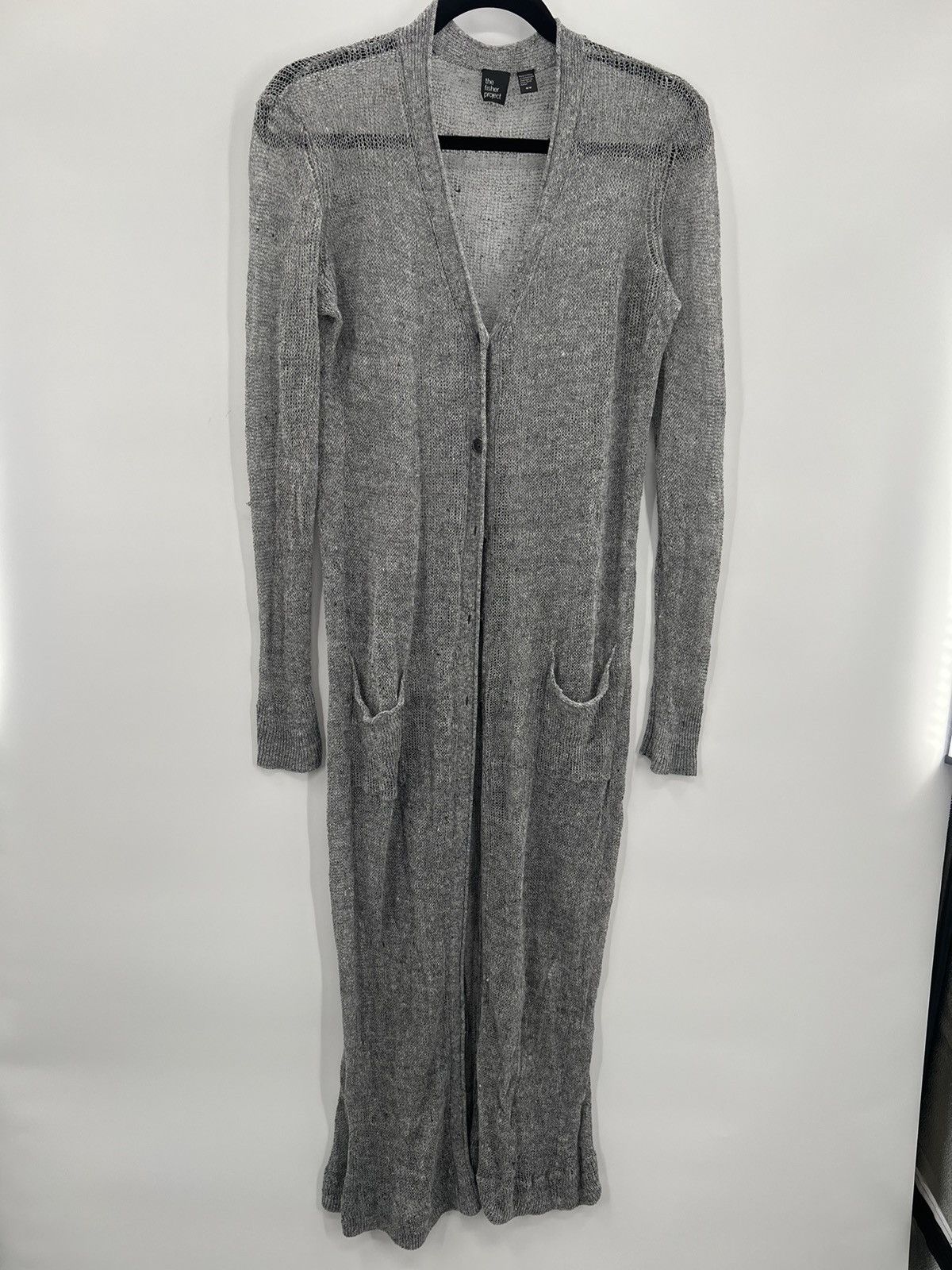 Eileen Fisher Eileen Fisher The Fisher Project Knit Long Cardigan Linen M Size M / US 6-8 / IT 42-44 - 2 Thumbnail