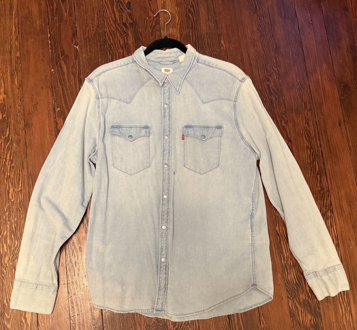 Levi's Used Levis Denim Long Sleeve Button Shirt - Large Size US L / EU 52-54 / 3 - 1 Thumbnail