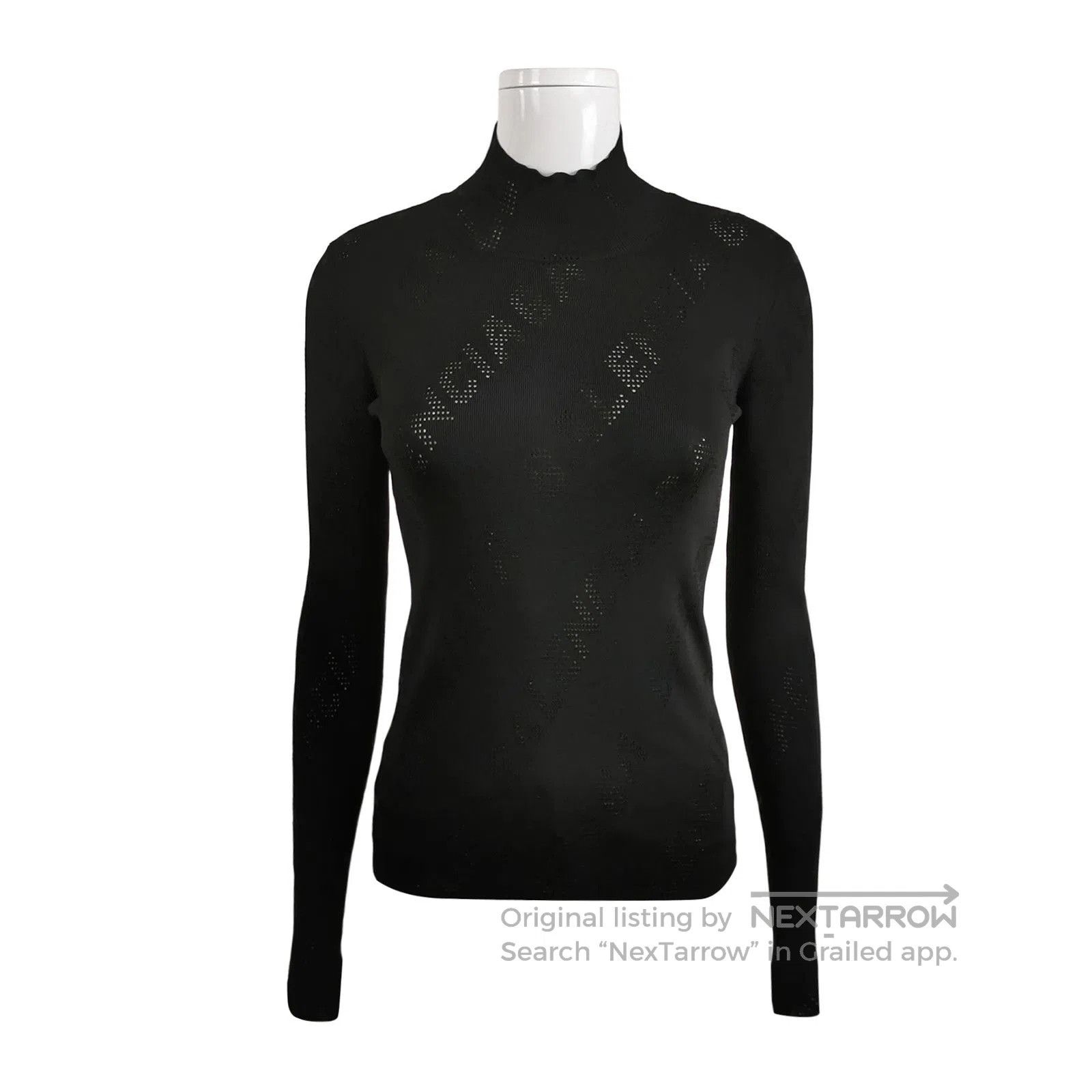 Balenciaga Balenciaga M Size Solid Letter Logo Knit Sweater. Size M / US 6-8 / IT 42-44 - 1 Thumbnail