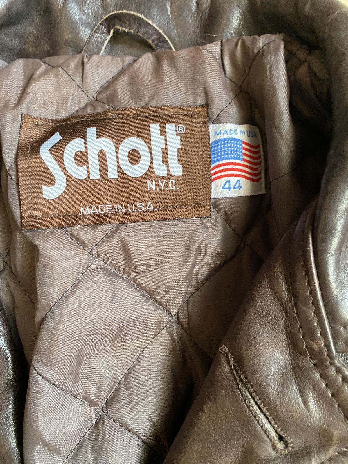 Schott Schott nyc leather jacket Size US M / EU 48-50 / 2 - 3 Thumbnail