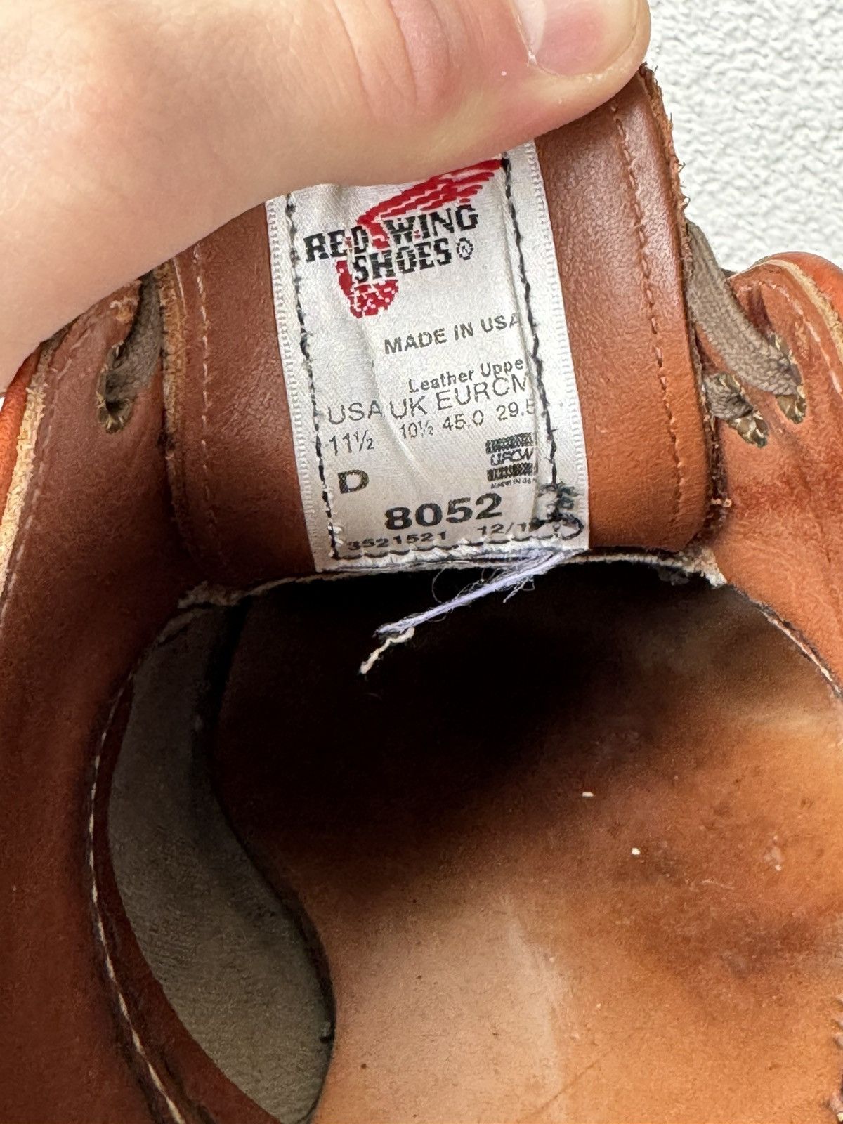 Red Wing Red Wing 8052 Brick Settler Leather Foreman Oxford UK10.5 Size US 11.5 / EU 44-45 - 14 Thumbnail