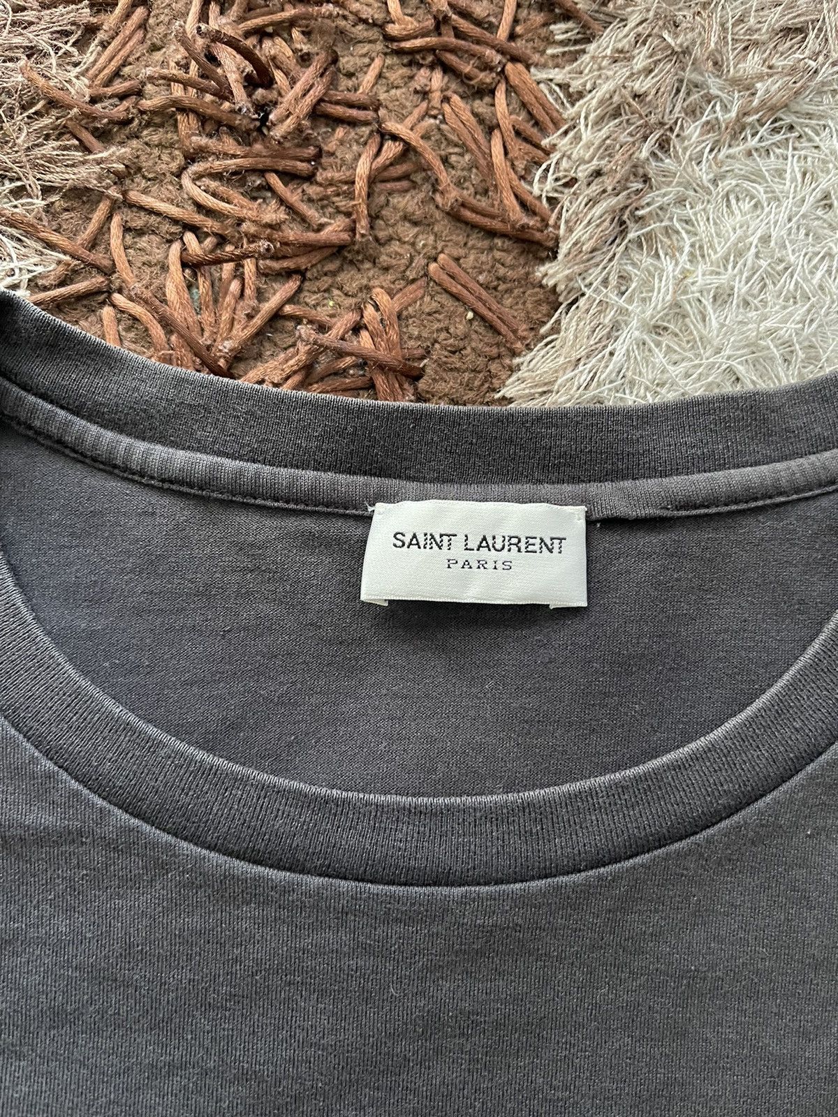 Saint Laurent Paris 🔥HOT🔥SAINT LAURENT PARIS LOGO RIVE GAUCHE T-SHIRT TEE Size US S / EU 44-46 / 1 - 3 Thumbnail