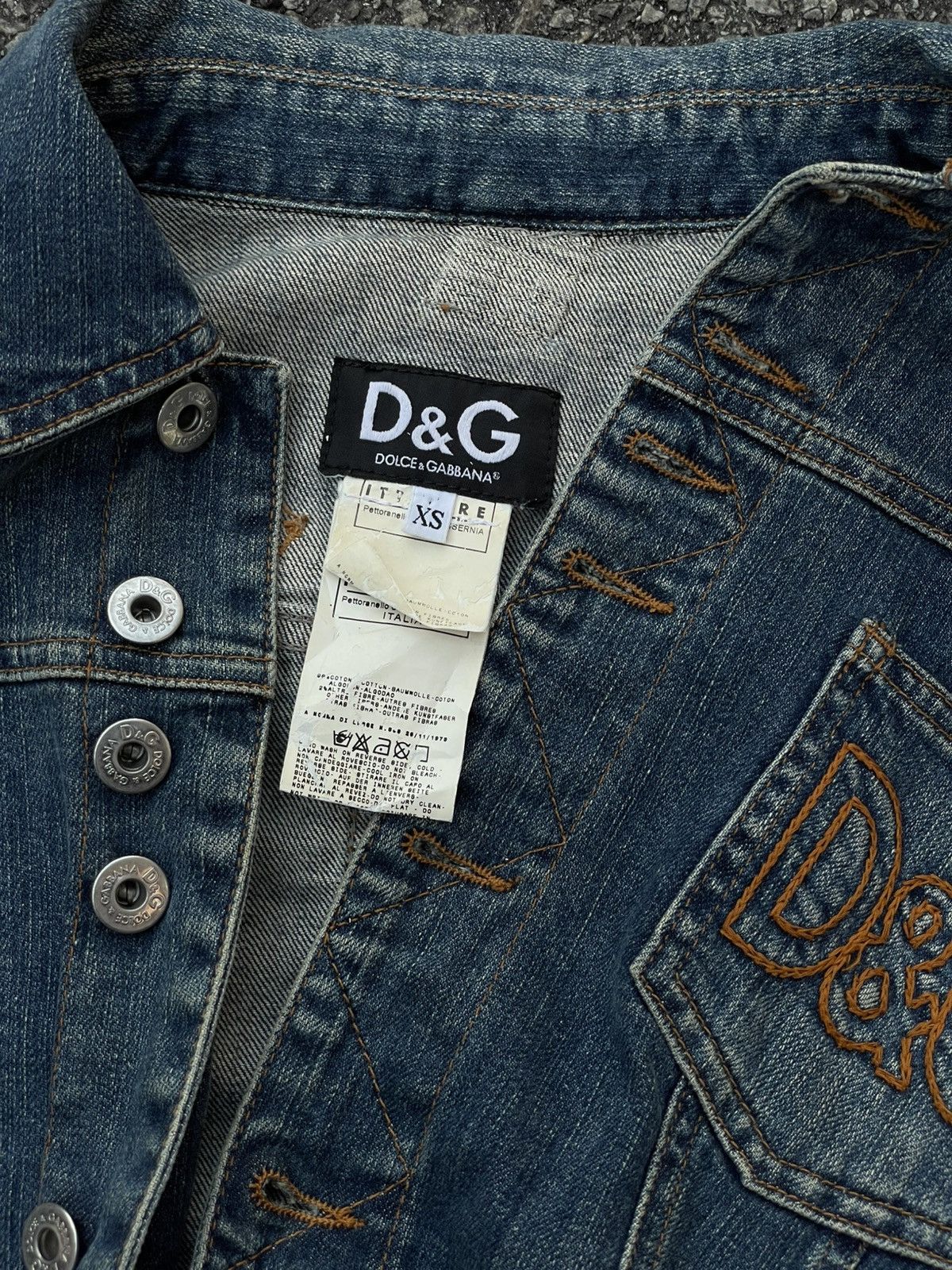Dolce & Gabbana Dolce & Gabanna | Denim Jacket Size XS / US 0-2 / IT 36-38 - 10 Thumbnail