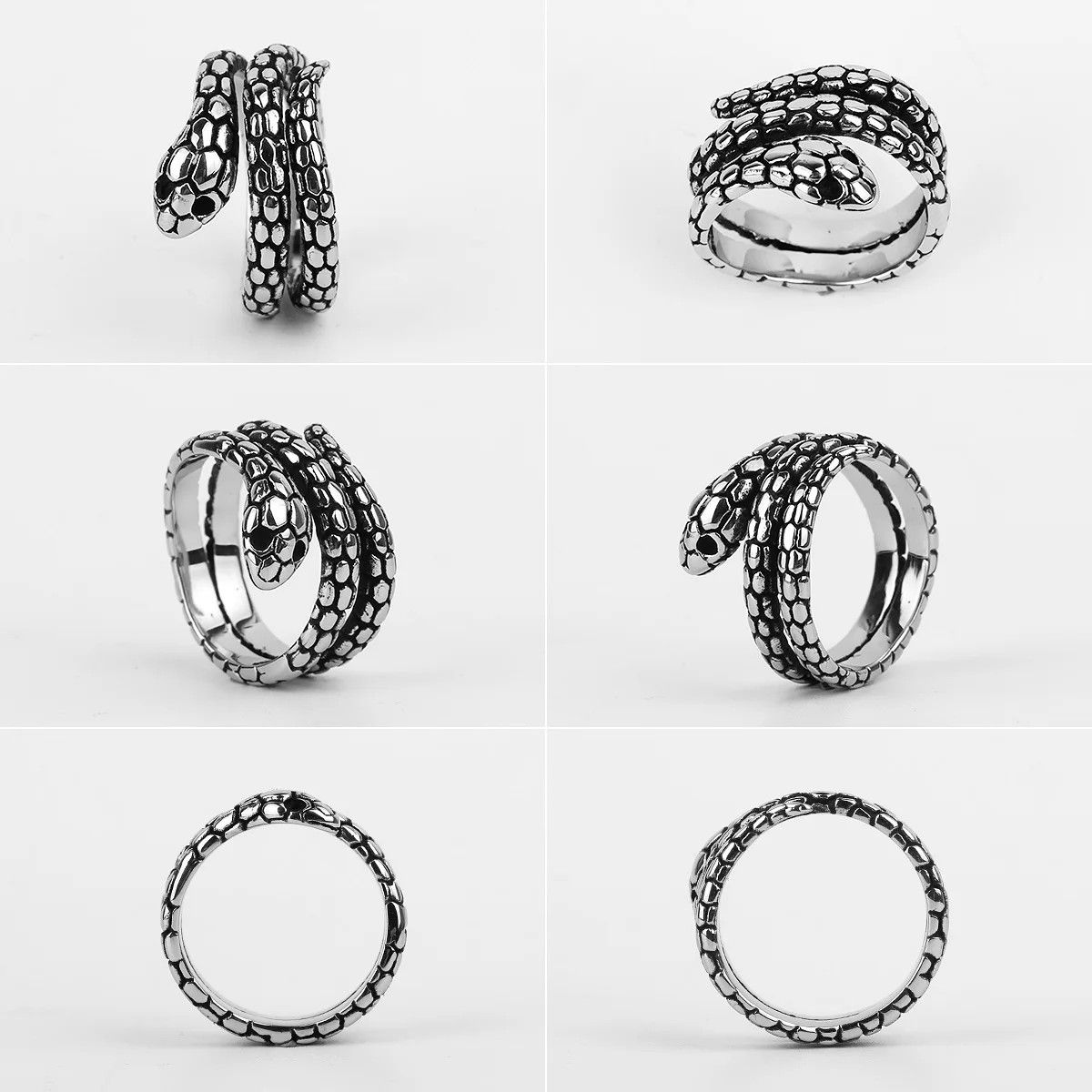 Japanese Brand × Jewelry × Vintage Snake Animal Men Ring Size ONE SIZE - 5 Thumbnail