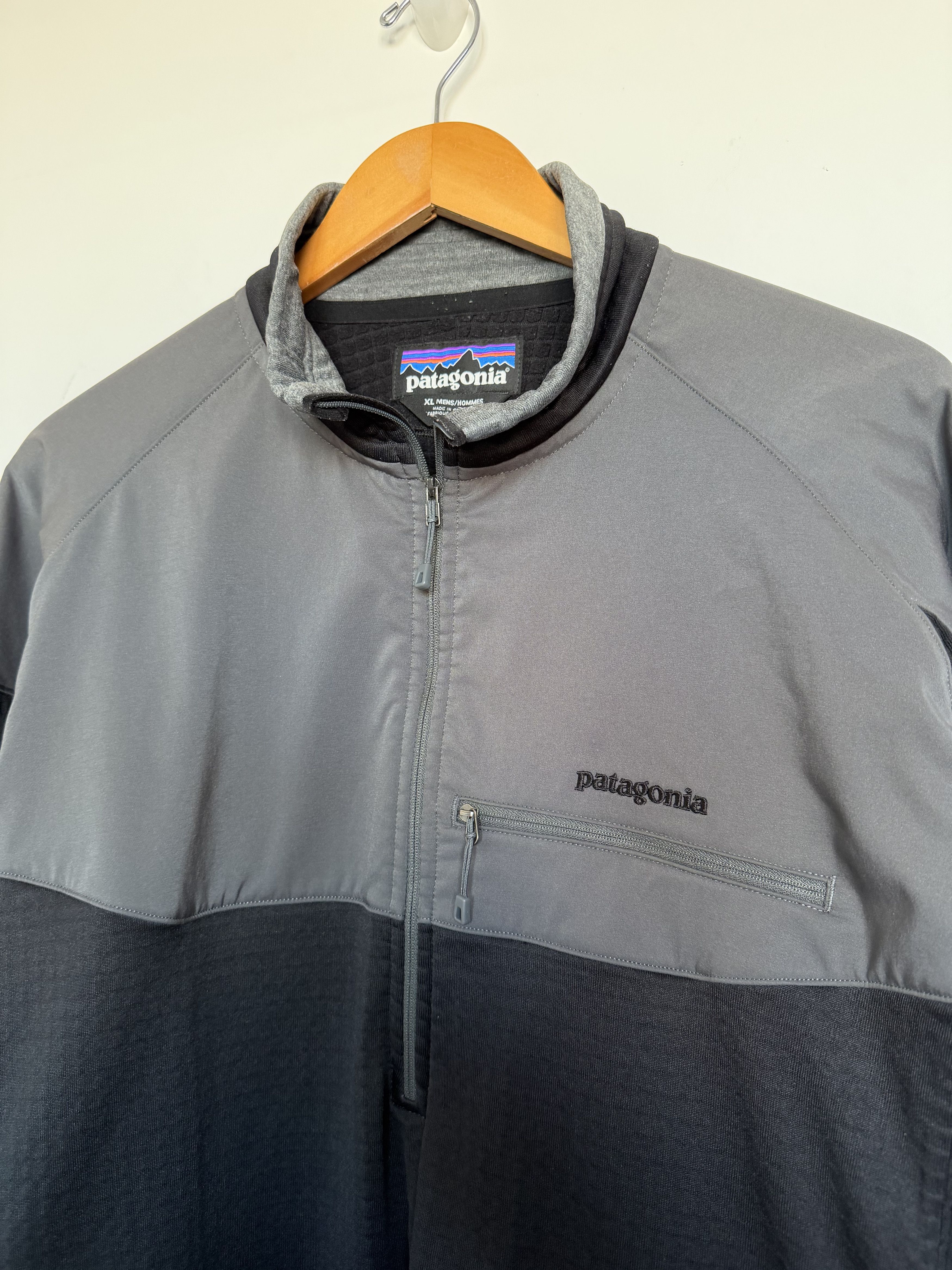 Patagonia Patagonia Polartec Power Dry Pullover Jacket Grey Black XL Size US XL / EU 56 / 4 - 1 Thumbnail