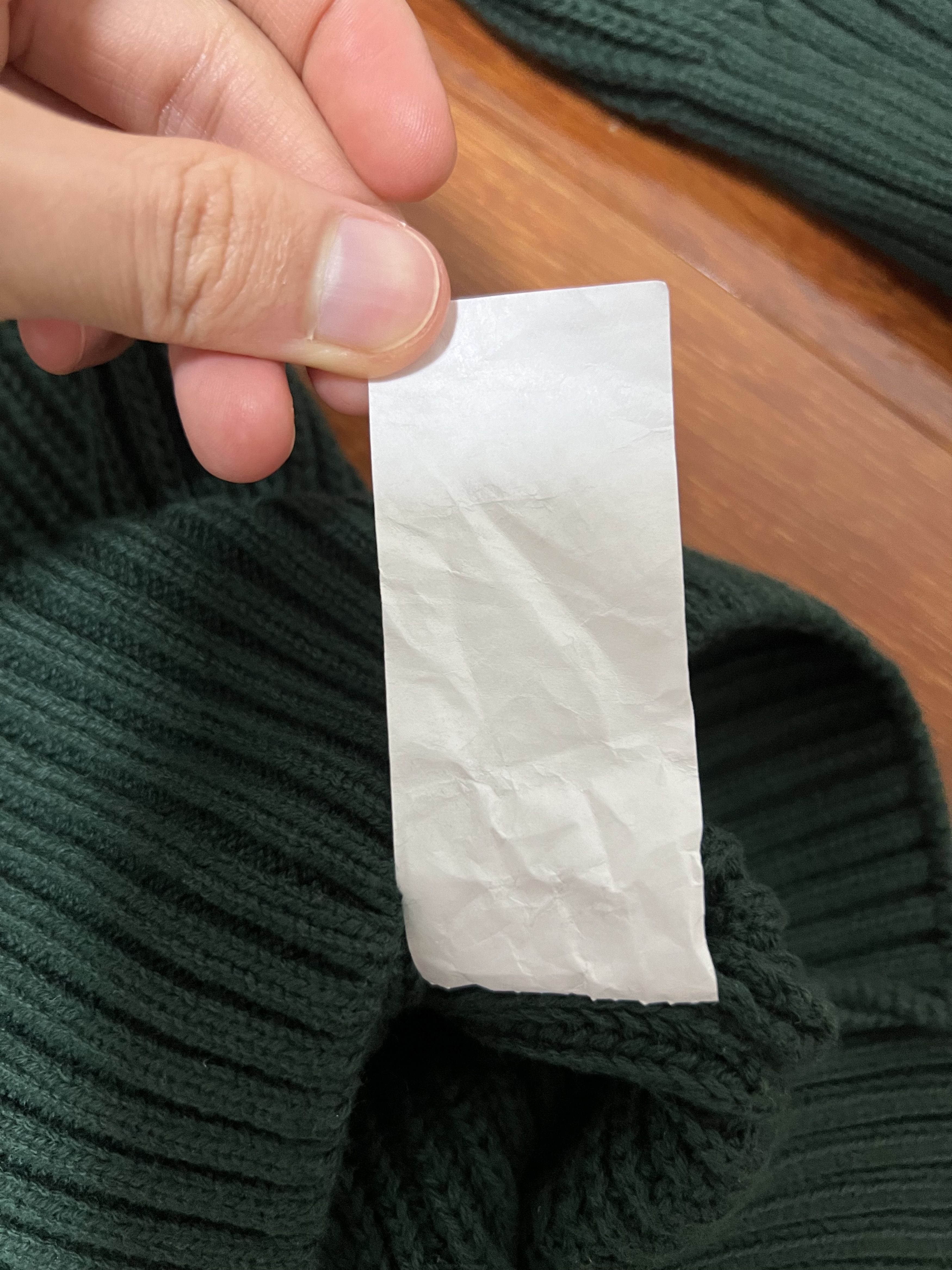 Knickerbocker Mfg Co 💚 Knickerbocker Heavy Rib Cotton Sweater Sycamore NEW Size US M / EU 48-50 / 2 - 12 Thumbnail