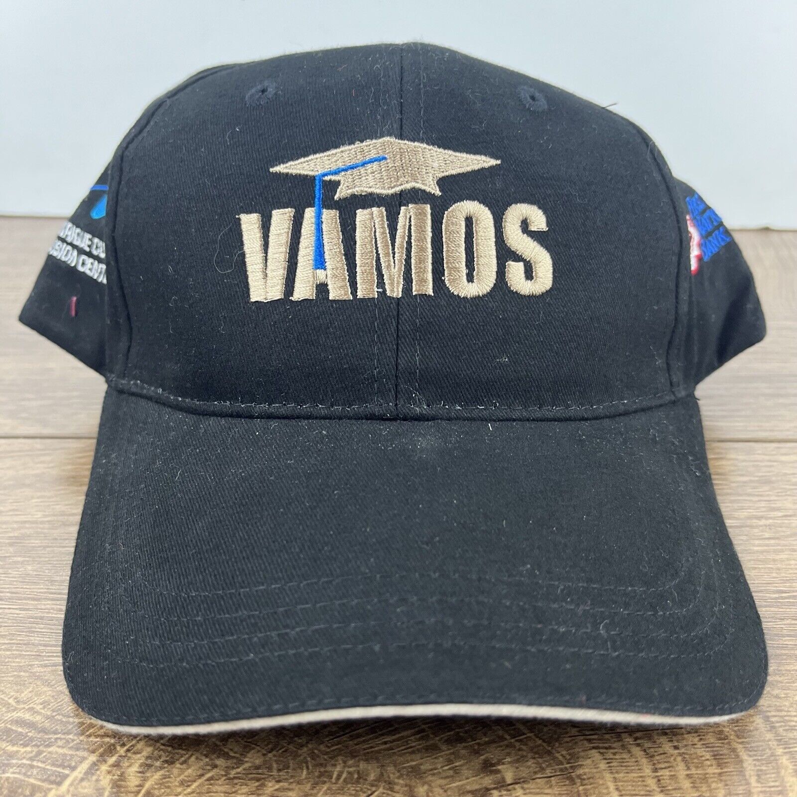 Other Vamos Black Hat Vision Center Black Adjustable Hat Black Adu Size ONE SIZE - 6 Thumbnail