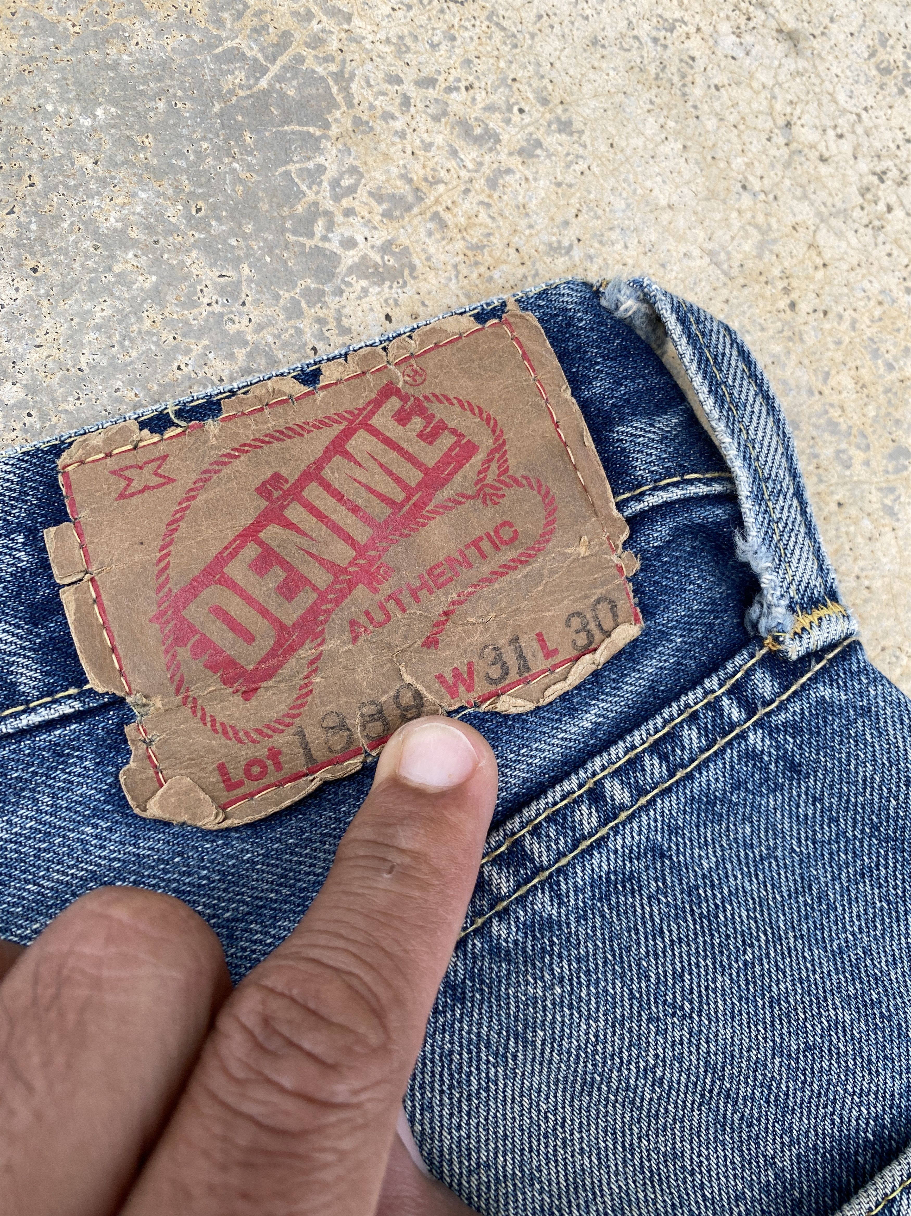 Denime × Japanese Brand Denime Lot 1889 Selvedge Jeans Size US 31 - 10 Thumbnail