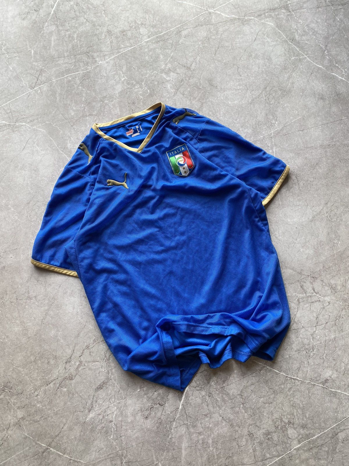 Puma Puma Italy National Team 2007-09 Home Football Soccer Jersey Size US S / EU 44-46 / 1 - 1 Thumbnail