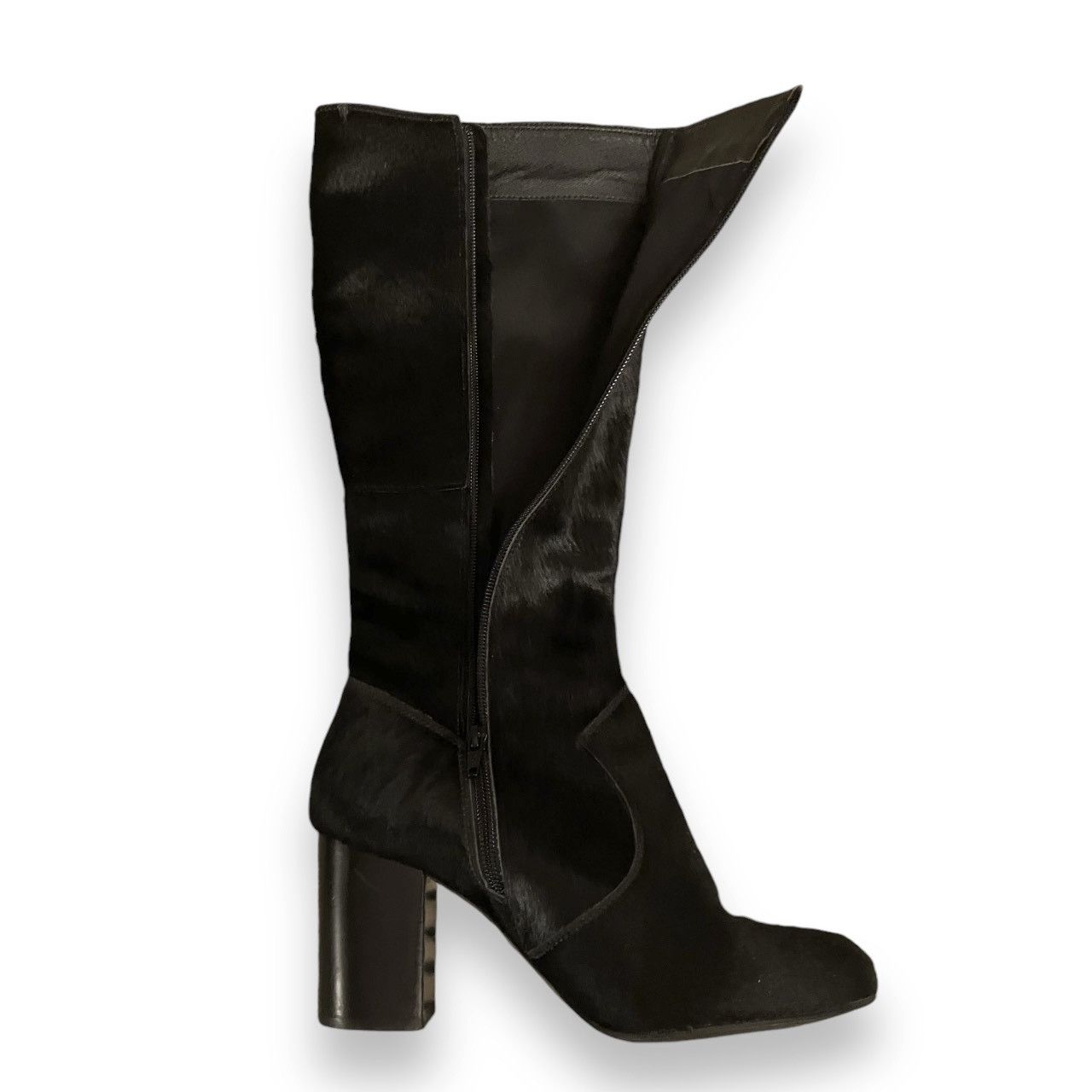 Buffalo London × Designer Iconic Buffalo London Pony Hair 90s High Boots Size US 10 / IT 40 - 11 Thumbnail