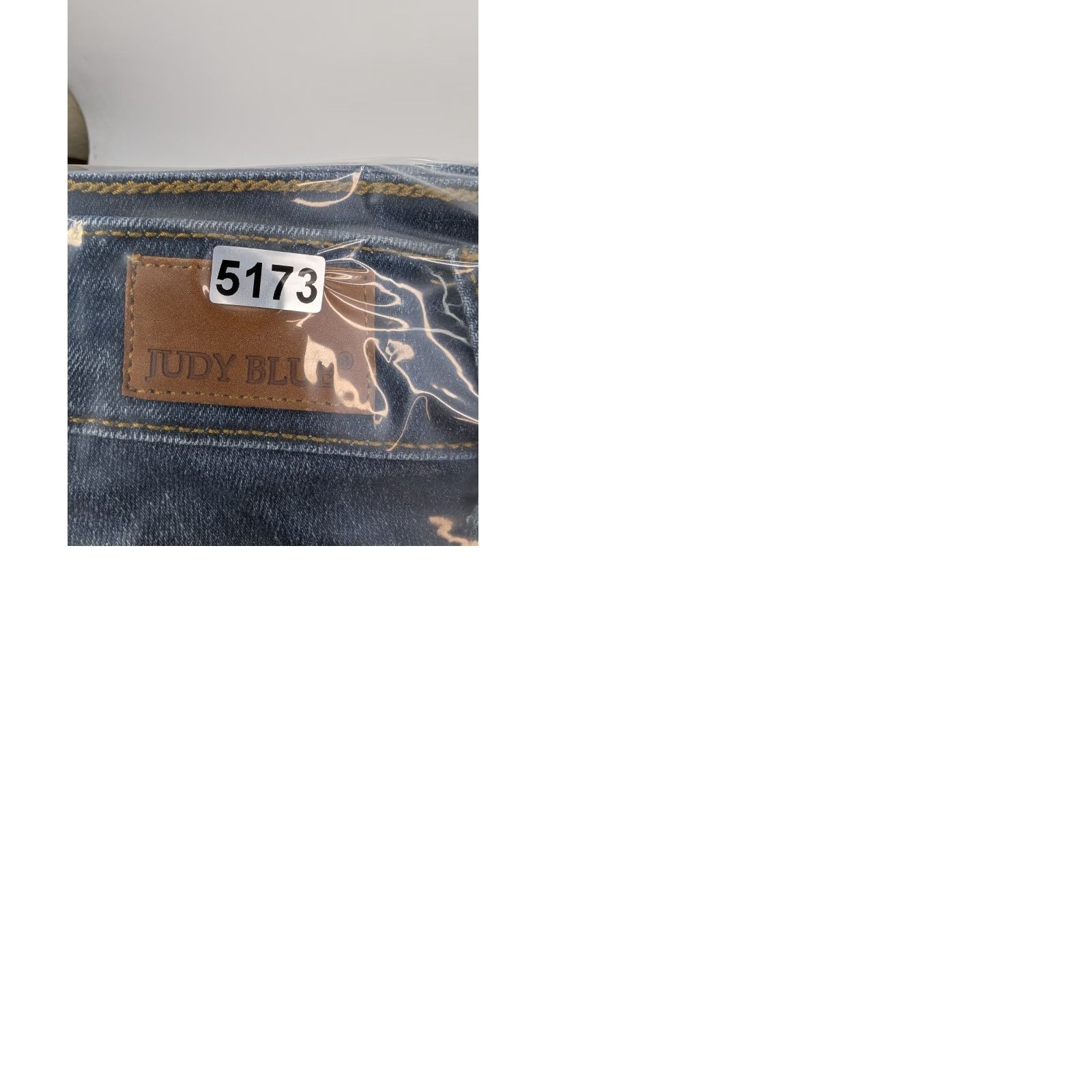 Vintage Judy Blue Jeans Women’s 15/32 Relaxed Mid Rise Straight Distressed Blue Denim 5-Pocket JB82102DK Size 36" / US 14 / IT 50 - 9 Thumbnail