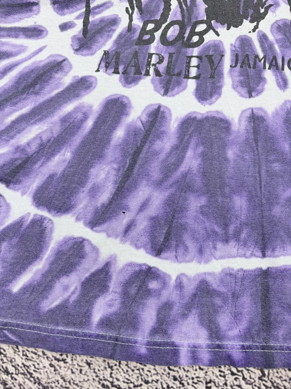 Band Tees Vintage Bob Marley Jamaica Purple Tie Dye Graphic Tee Shirt⁠ Size US M / EU 48-50 / 2 - 6 Thumbnail