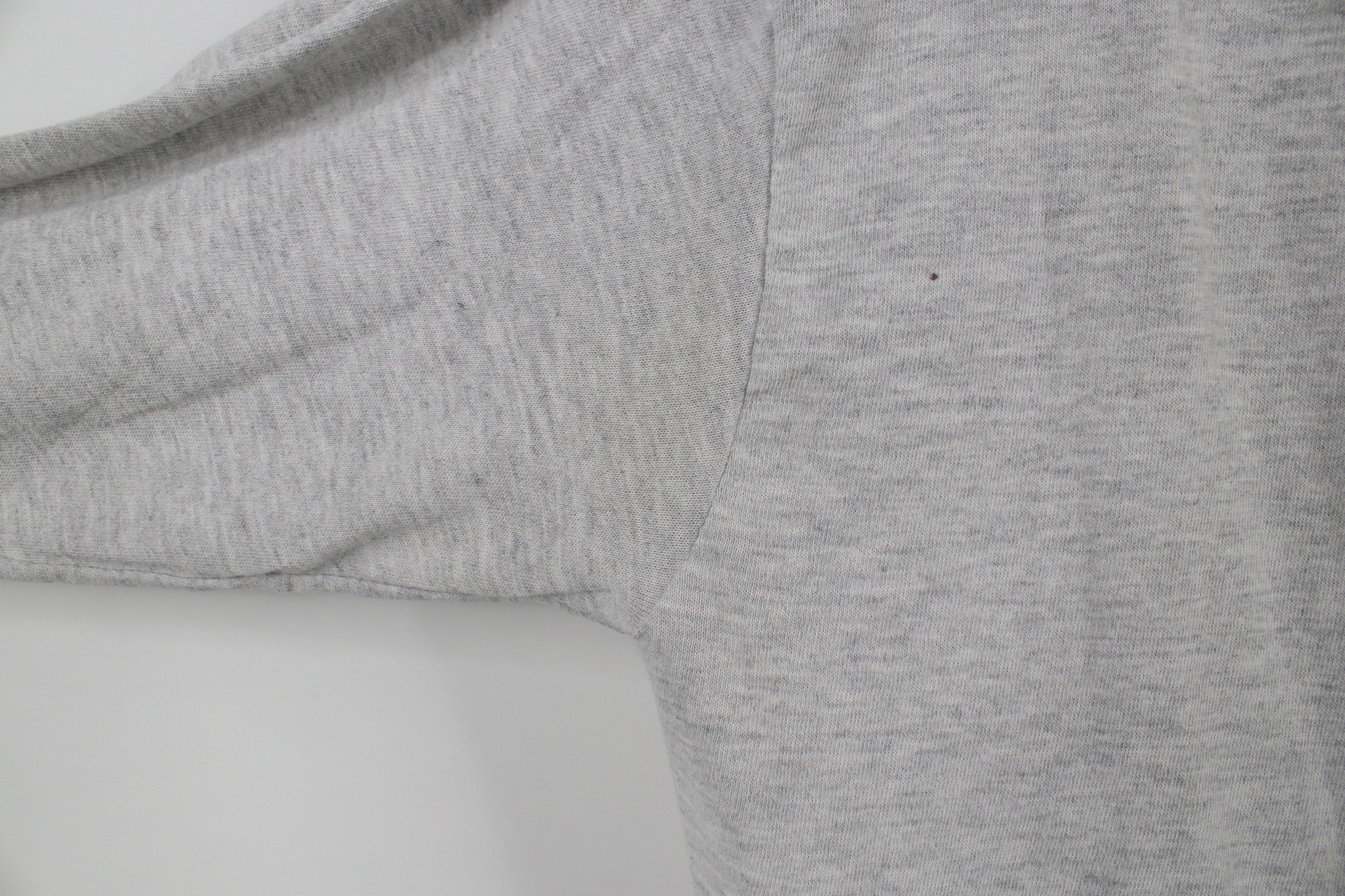 Vintage Vintage 80s 90s Streetwear Thin Long Sleeve T-Shirt Gray USA Size US L / EU 52-54 / 3 - 6 Thumbnail
