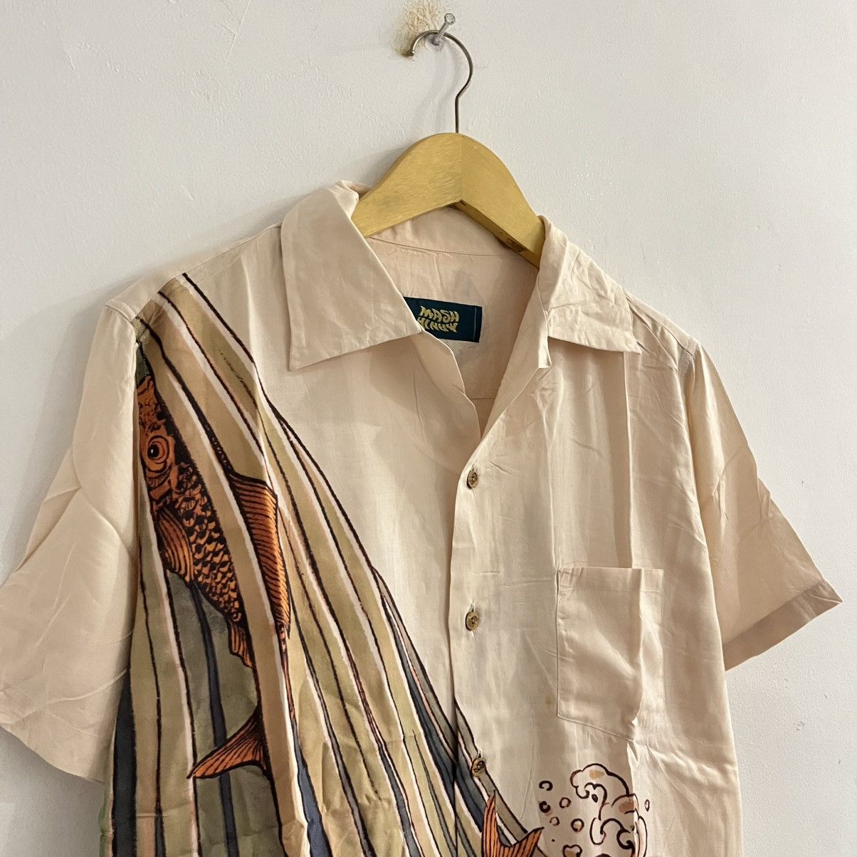 Japanese Brand Wash Mania Hawaian Button Up Shirt Size US M / EU 48-50 / 2 - 3 Thumbnail