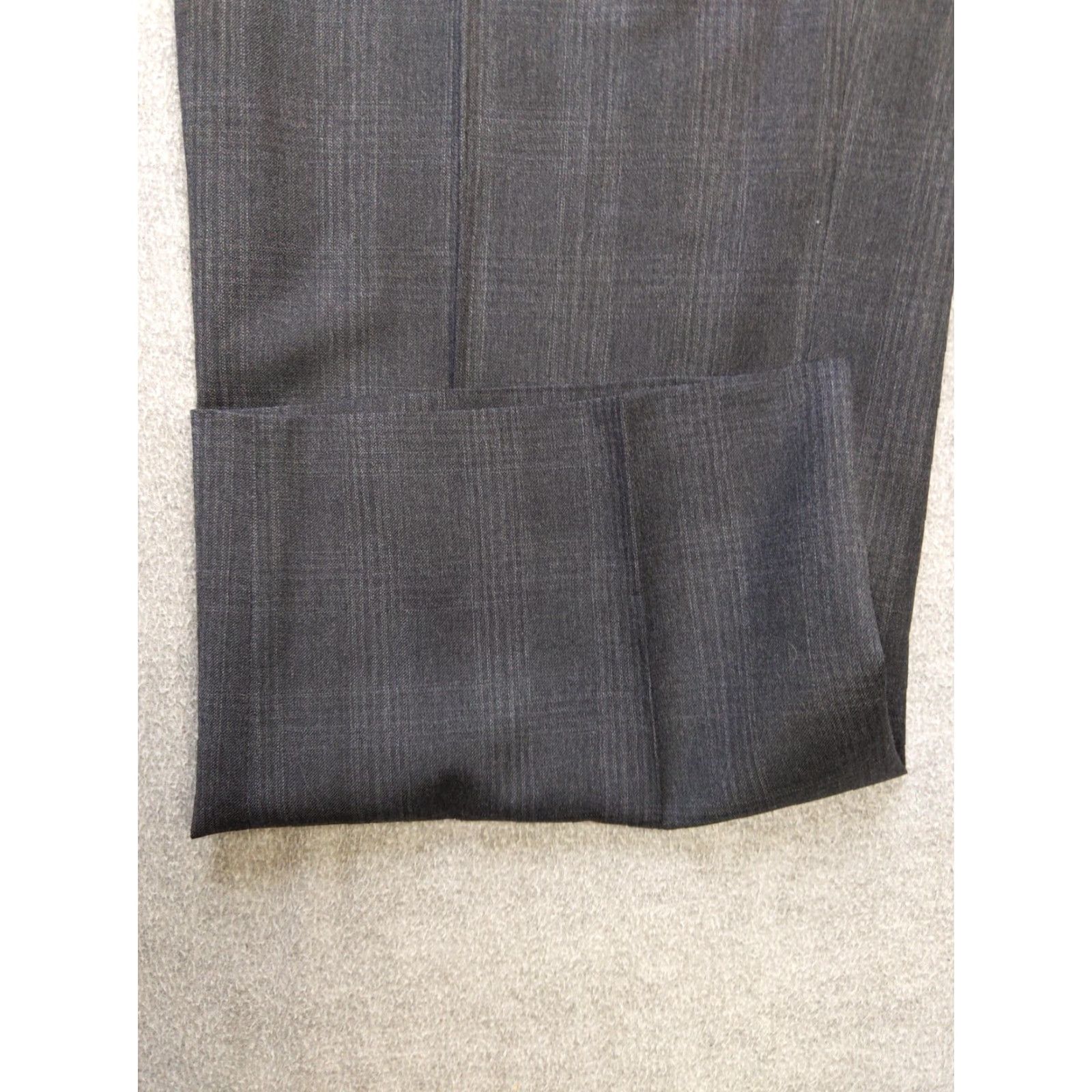 Pronto Uomo Pronto Uomo Couture Pants Mens 38x31 Gray Wool Blend Flat Front Italy Tollegno 1900 Dress Pants Size US 38 / EU 54 - 5 Thumbnail