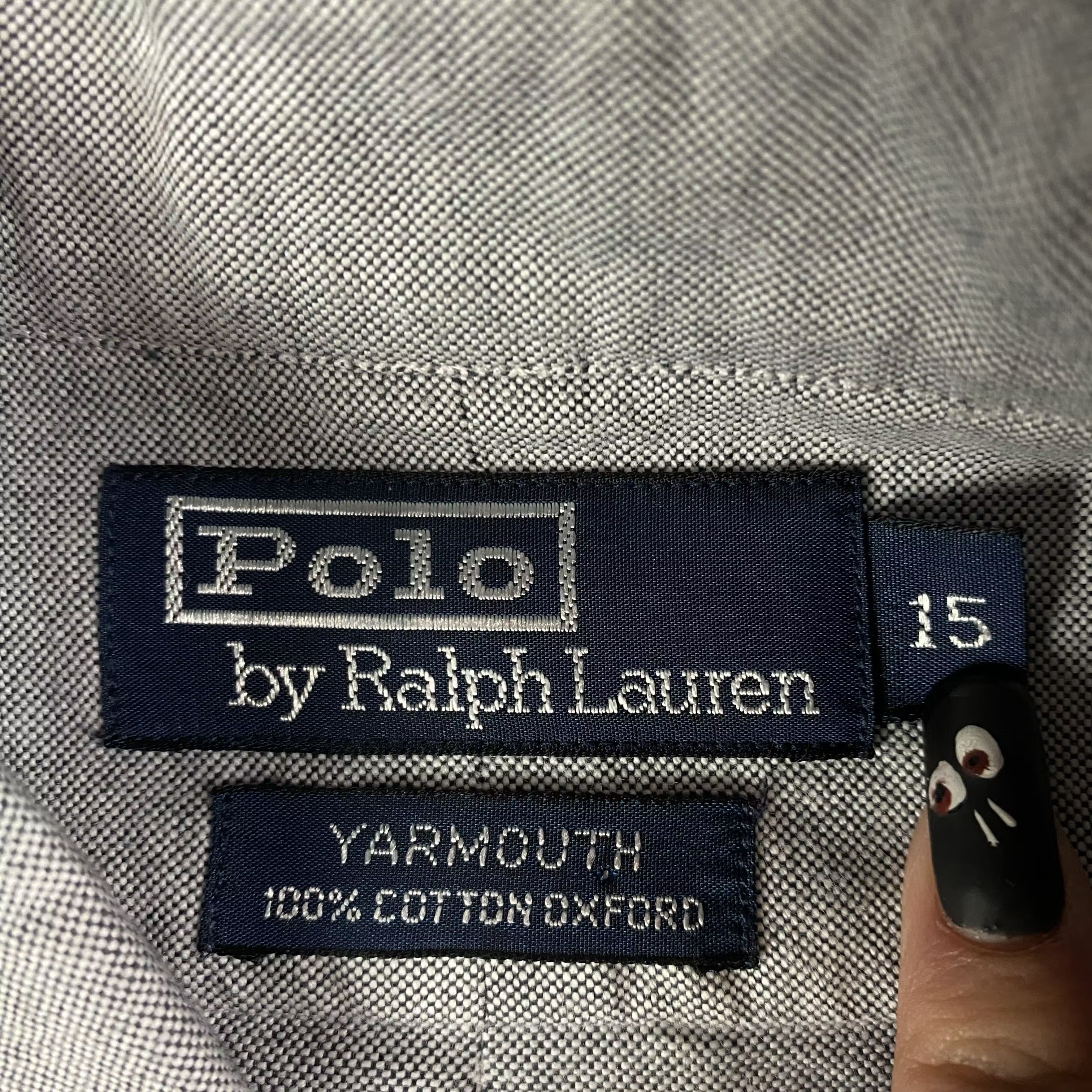Polo Ralph Lauren × Ralph Lauren × Vintage Men’s Shirt Long Sleeve Polo Ralph Lauren Vintage Size L-XL Size US L / EU 52-54 / 3 - 4 Thumbnail