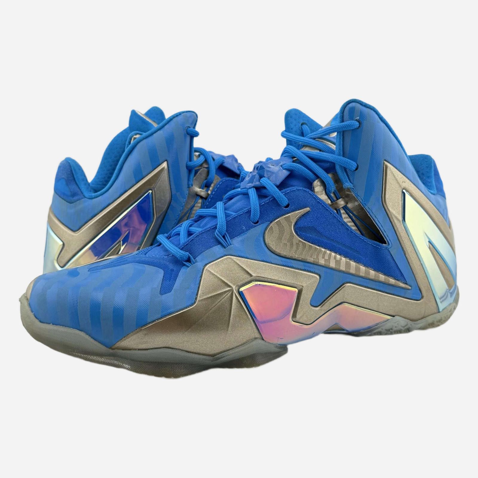 Nike Nike LeBron 11 Elite Maison 3M Blue US 10 Used OG Box Size US 10 / EU 43 - 1 Thumbnail