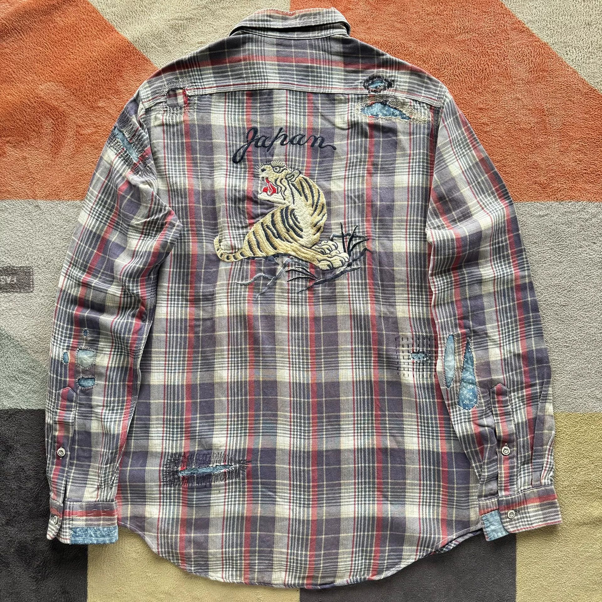 Polo Ralph Lauren Ralph Lauren Plaid Patch Embroidered Shirt Size US M / EU 48-50 / 2 - 1 Thumbnail