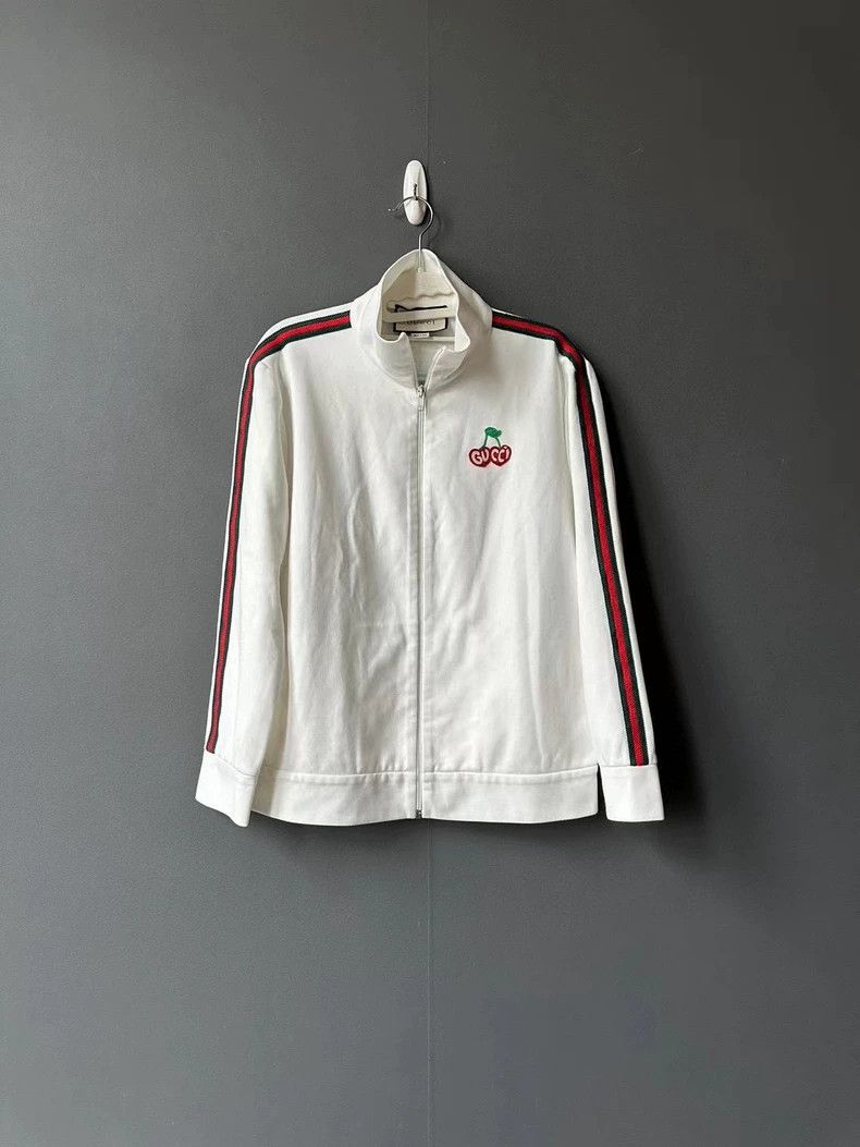 Gucci Gucci Cherry Jacket in White-dmc Size US XL / EU 56 / 4 - 1 Thumbnail