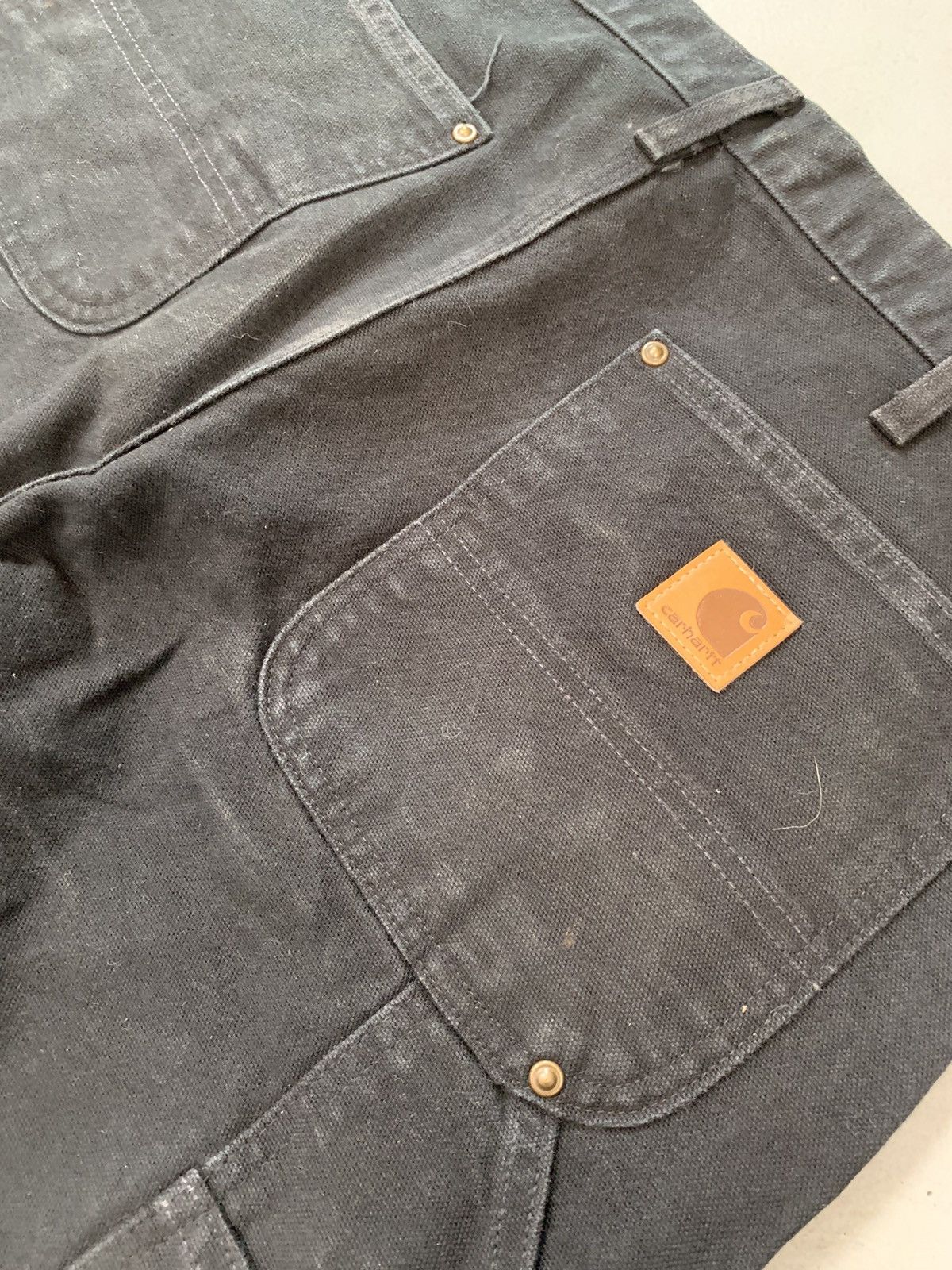 Carhartt Vintage Carhartt B01 BLK double knee workwear denim Size US 34 / EU 50 - 6 Thumbnail