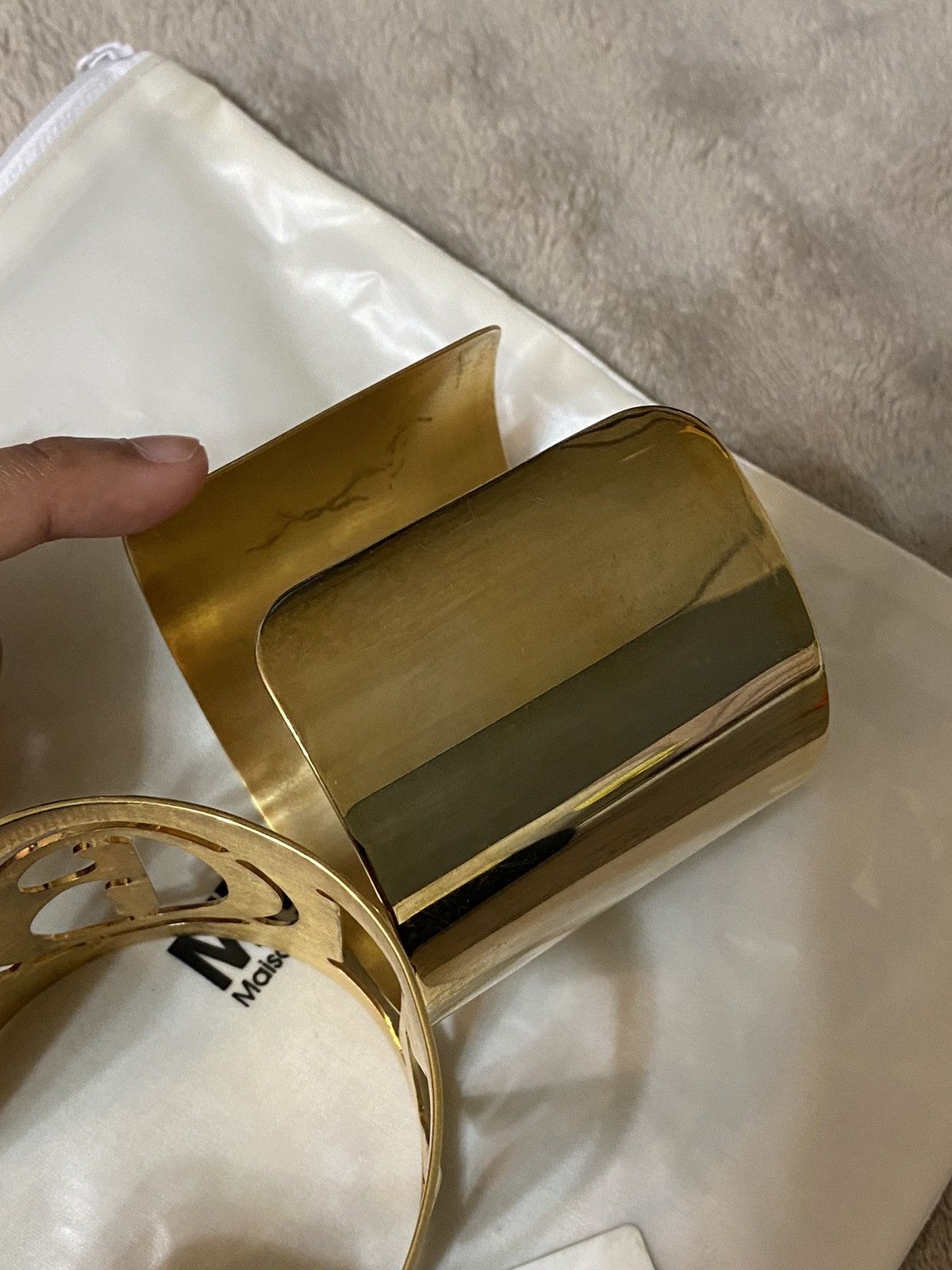 Maison Margiela MM6 Maison Martin Margiela x OTB Arm Cuff Set Bracelet Size ONE SIZE - 7 Thumbnail
