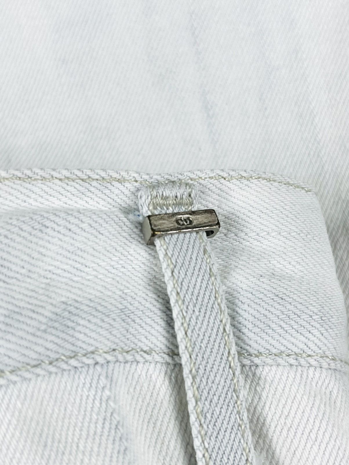 Dior SS12 Dior Homme Bleached Distressed Denim Jeans Size US 27 - 6 Thumbnail