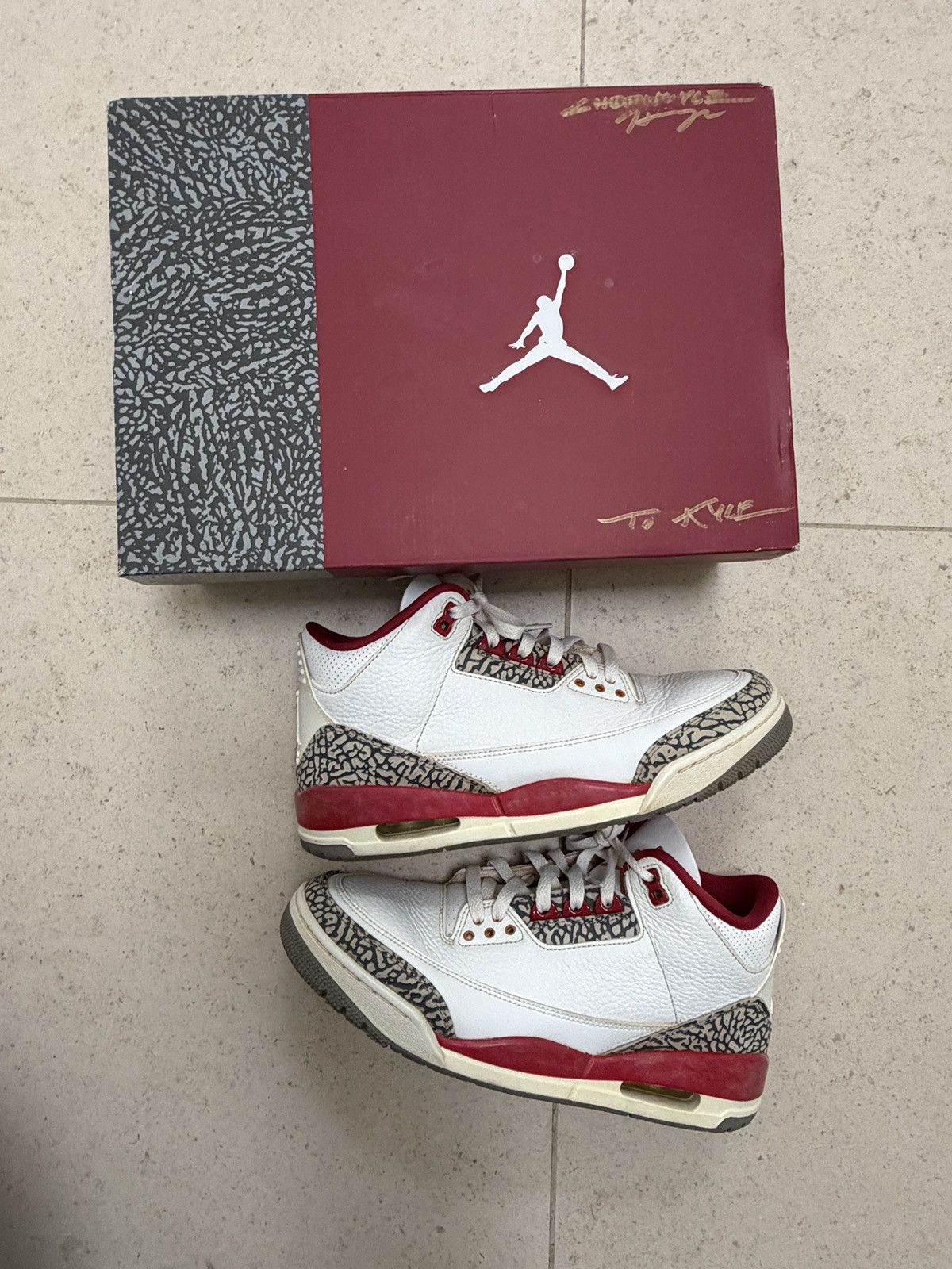 Jordan Brand Jordan 3 - custom by LeChef Studio 9.5us Size US 9.5 / EU 42-43 - 4 Thumbnail