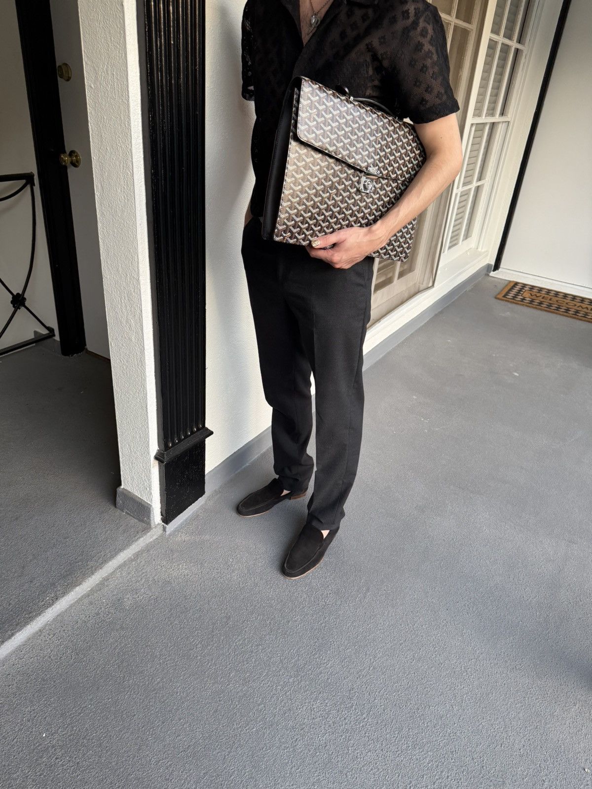 Goyard Limited Edition Goyard Goyardine Briefcase Size ONE SIZE - 16 Thumbnail