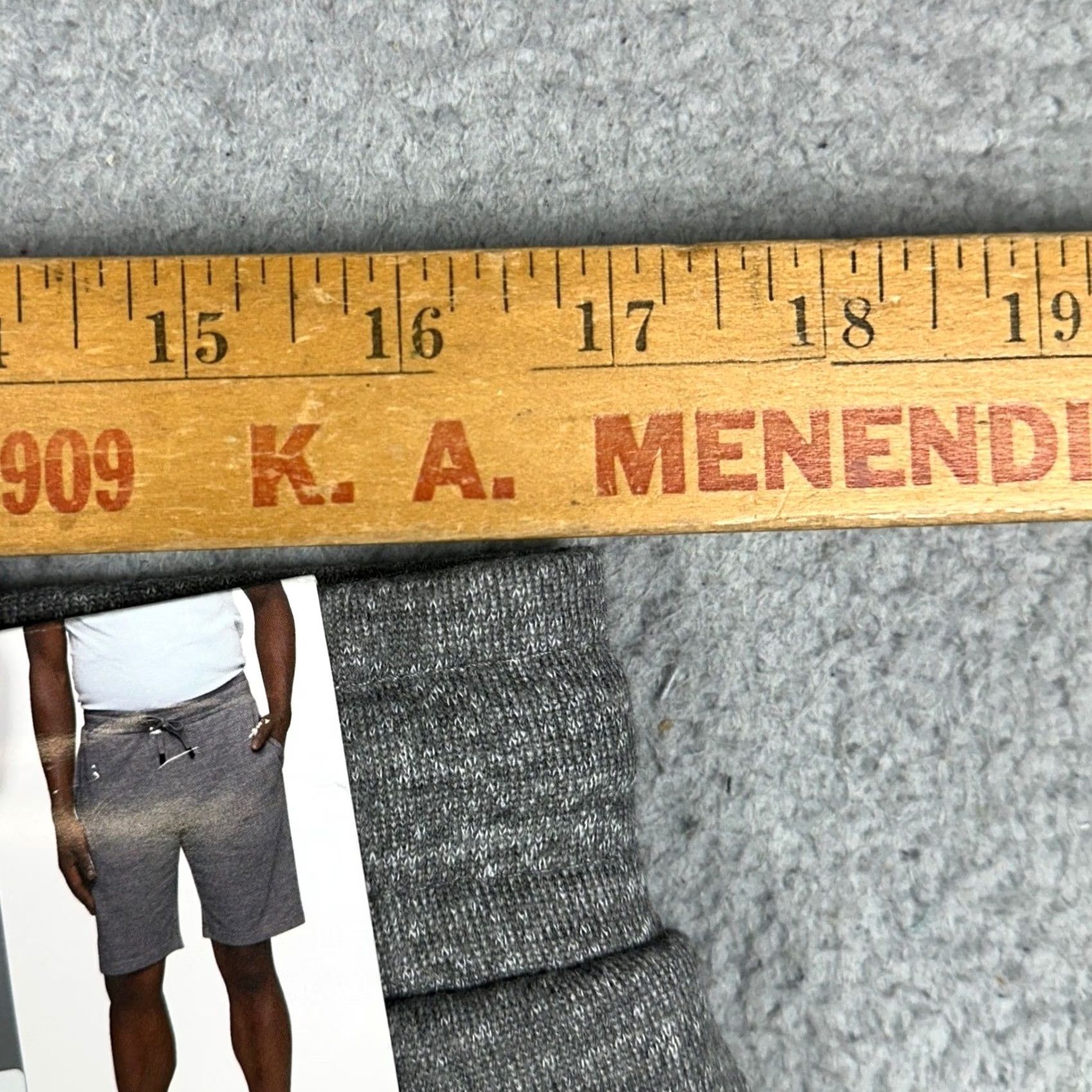 Vintage Berkley Jensen French Terry Shorts Mens L Grey Sweatshorts Drawstring Casual, Travel, Gym, Loungewear Size US 34 / EU 50 - 7 Thumbnail