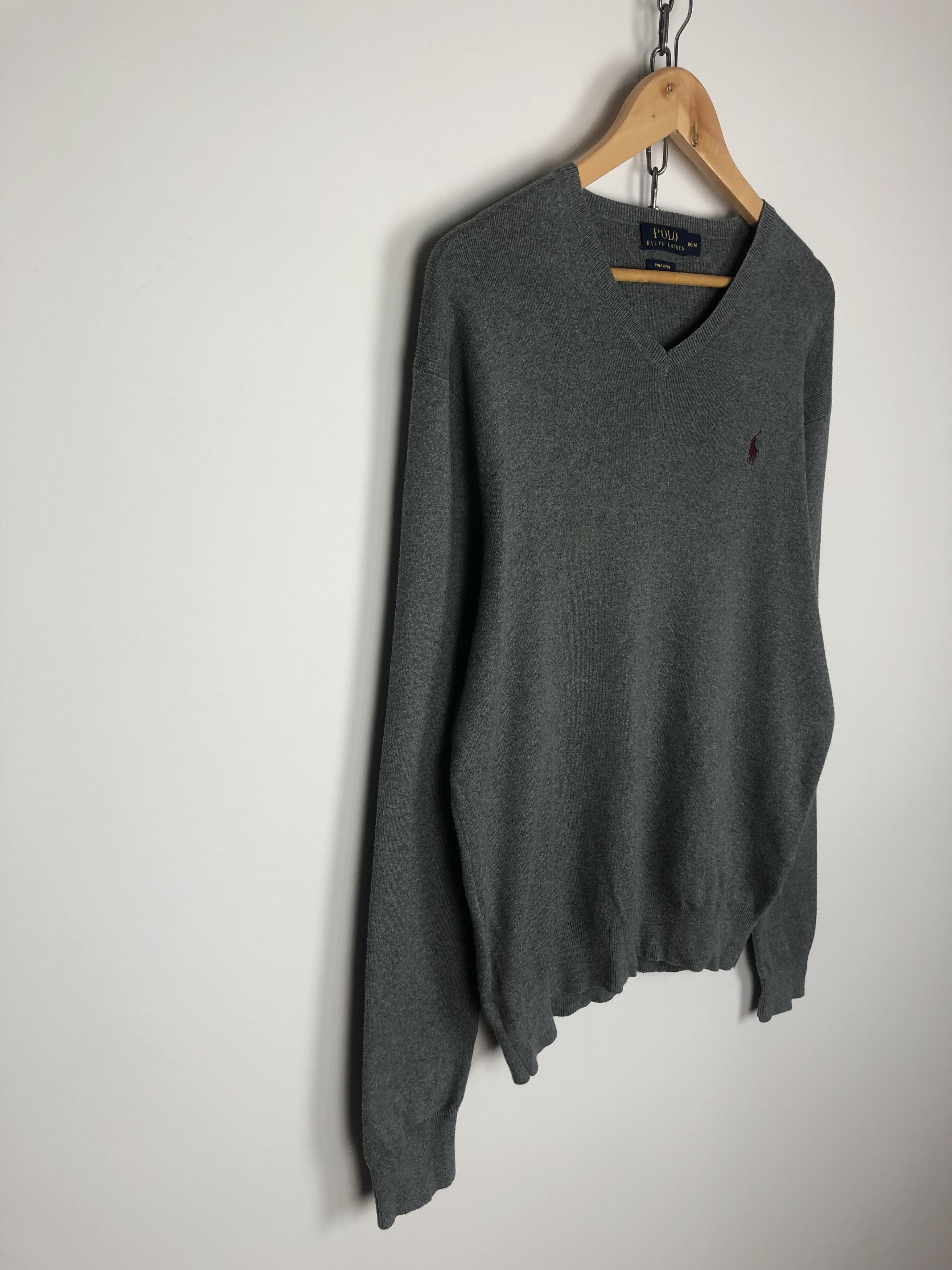 Polo Ralph Lauren Polo Ralph Lauren Sweater Grey Pullover size M Size US M / EU 48-50 / 2 - 5 Thumbnail