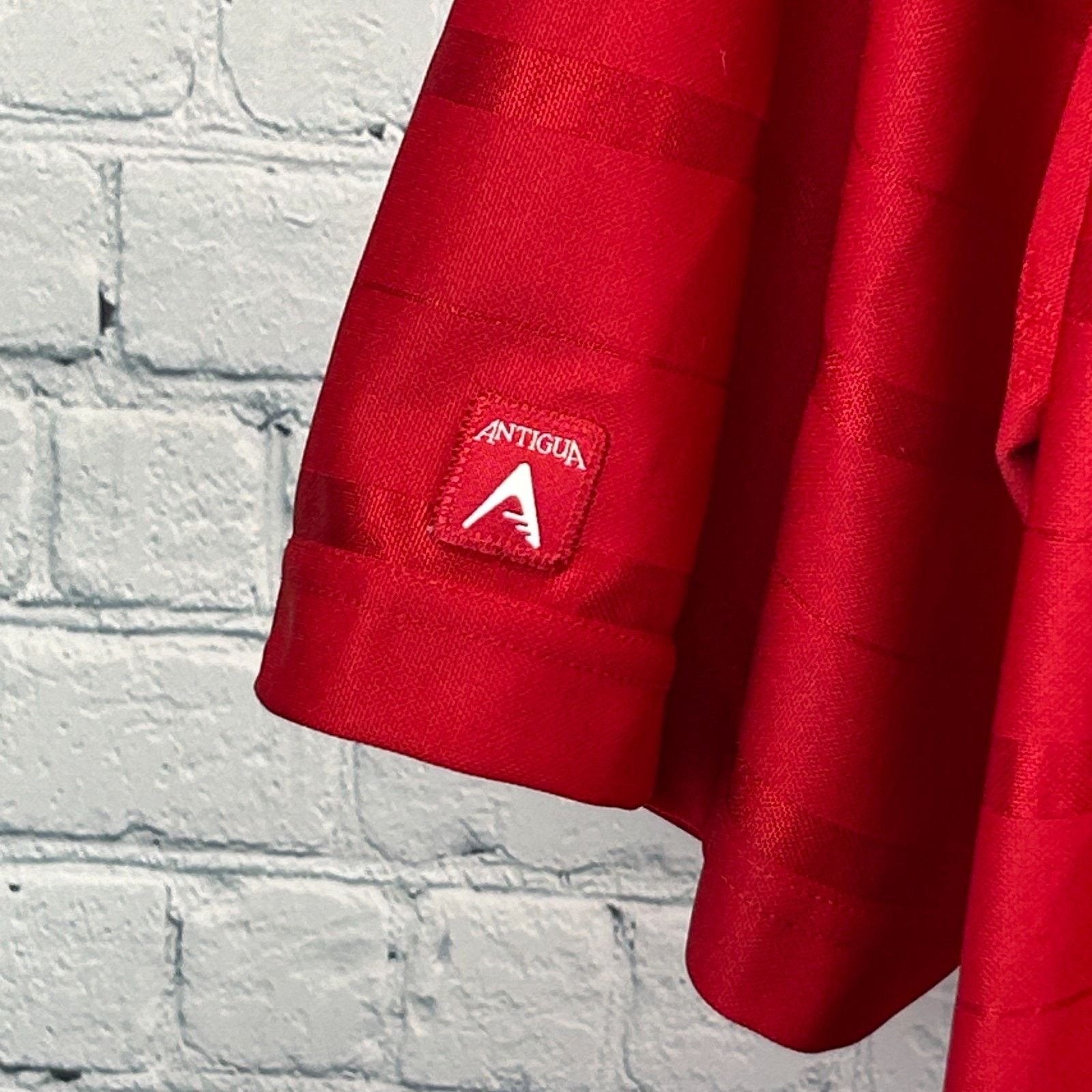 Antigua Houston Rockets Golf Polo Shirt Red Partner Classic X-Large Size US XL / EU 56 / 4 - 5 Thumbnail