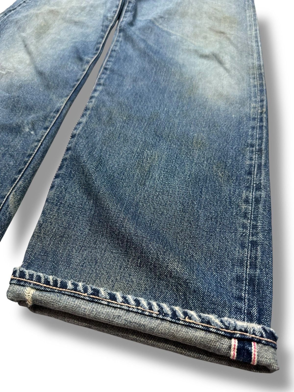 Spellbound Spellbound x Domingo Selvedge Distressed Denim Faded Jeans Size US 32 / EU 48 - 16 Thumbnail