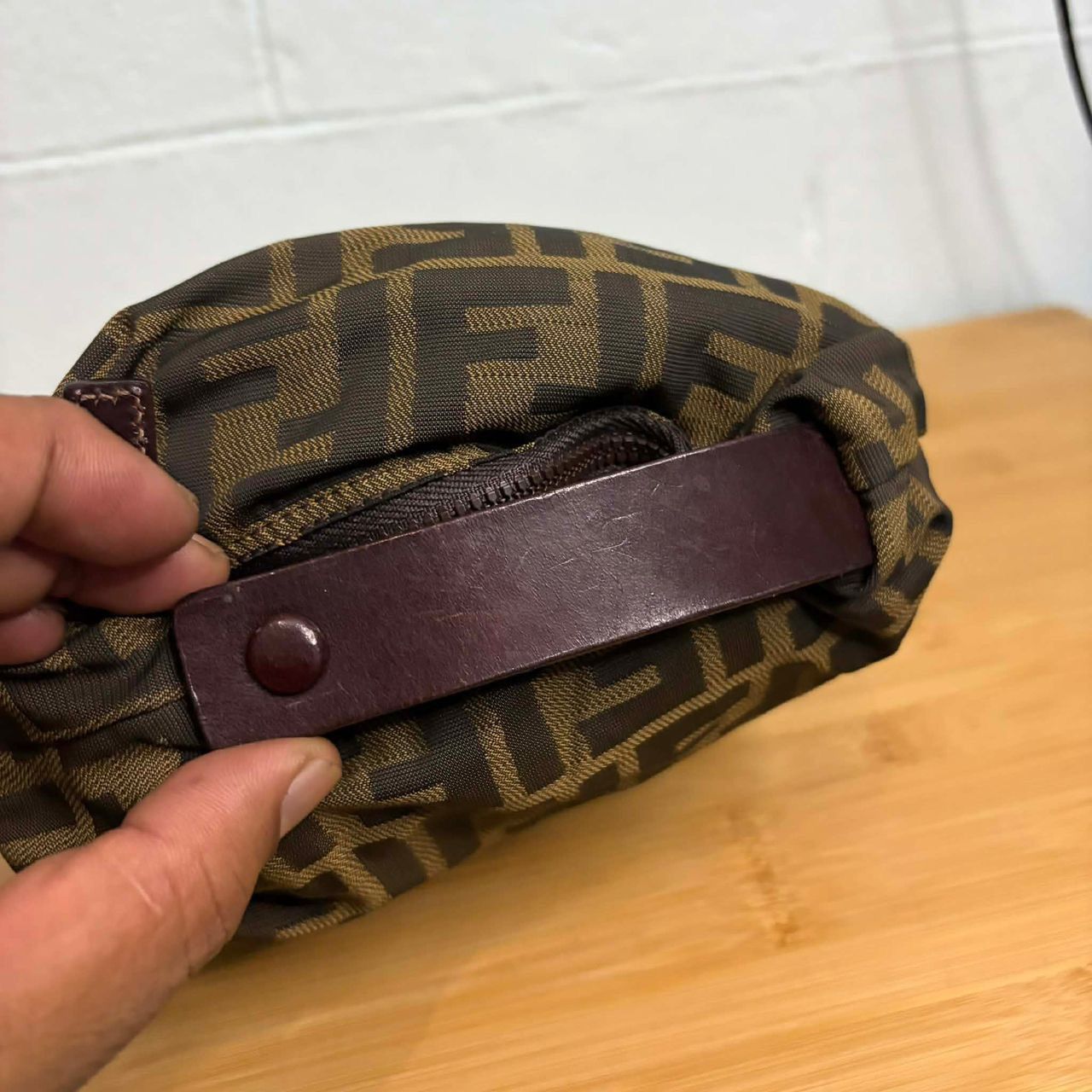 Fendi Authentic Fendi Zucca Monogram Toileteries Bag Size ONE SIZE - 6 Thumbnail