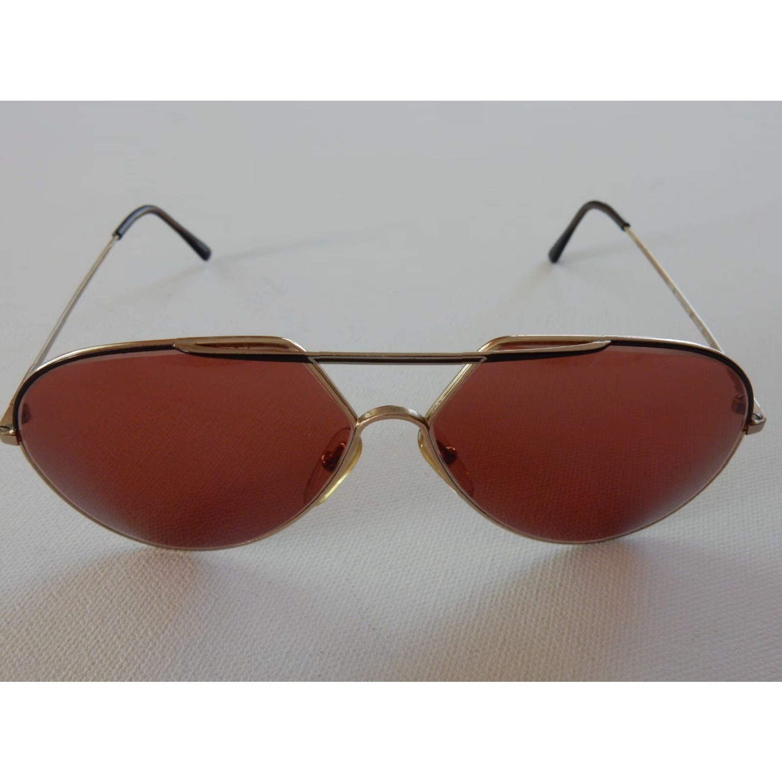Vintage VINTAGE Jack Nicklaus Aviator Sunglasses Men Adult 79 Gold Black Italy Golf The Masters Size ONE SIZE - 2 Thumbnail