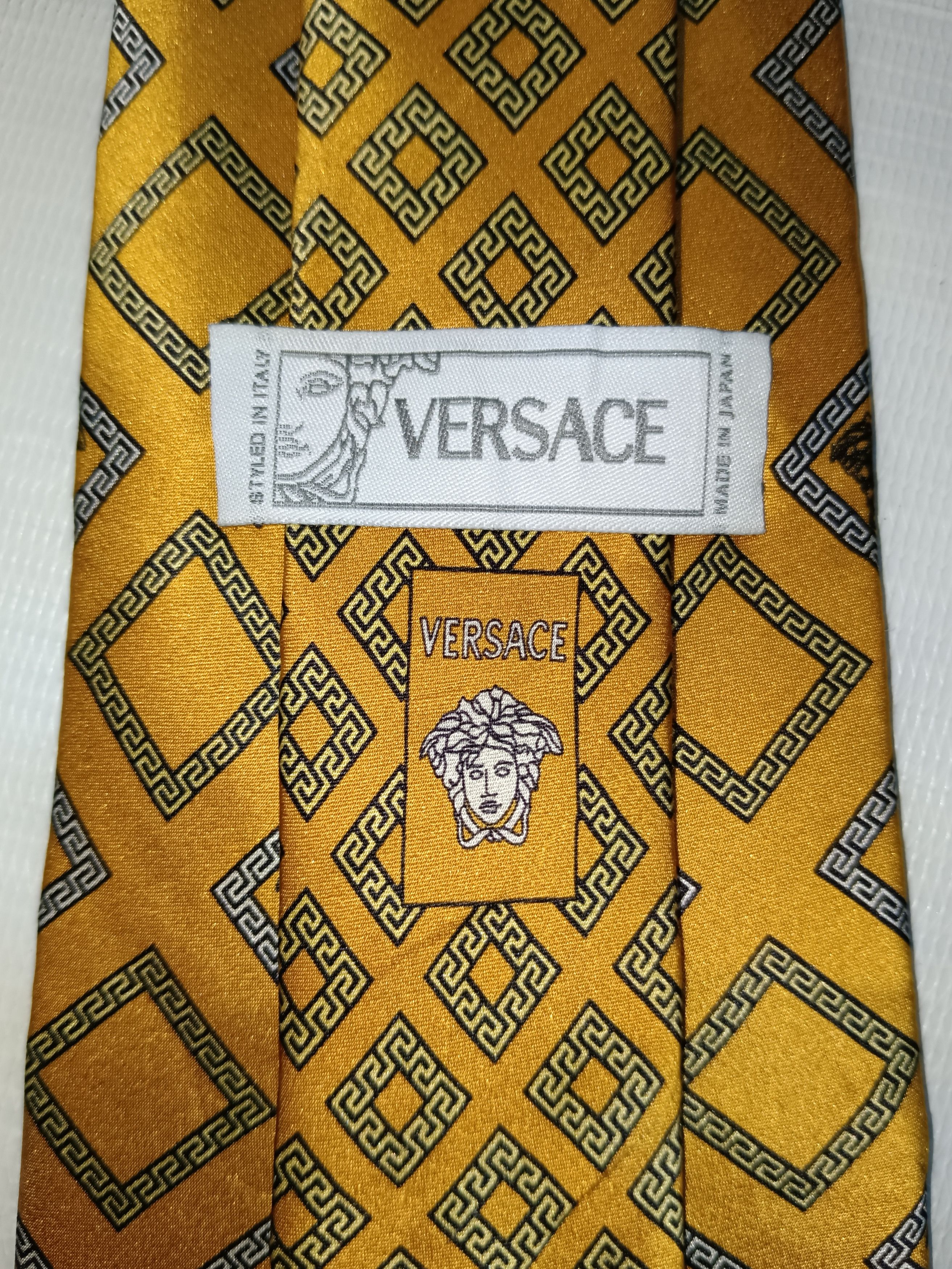 Versace Vintage Gianni Versace Gold Baroque Ties Size ONE SIZE - 3 Thumbnail