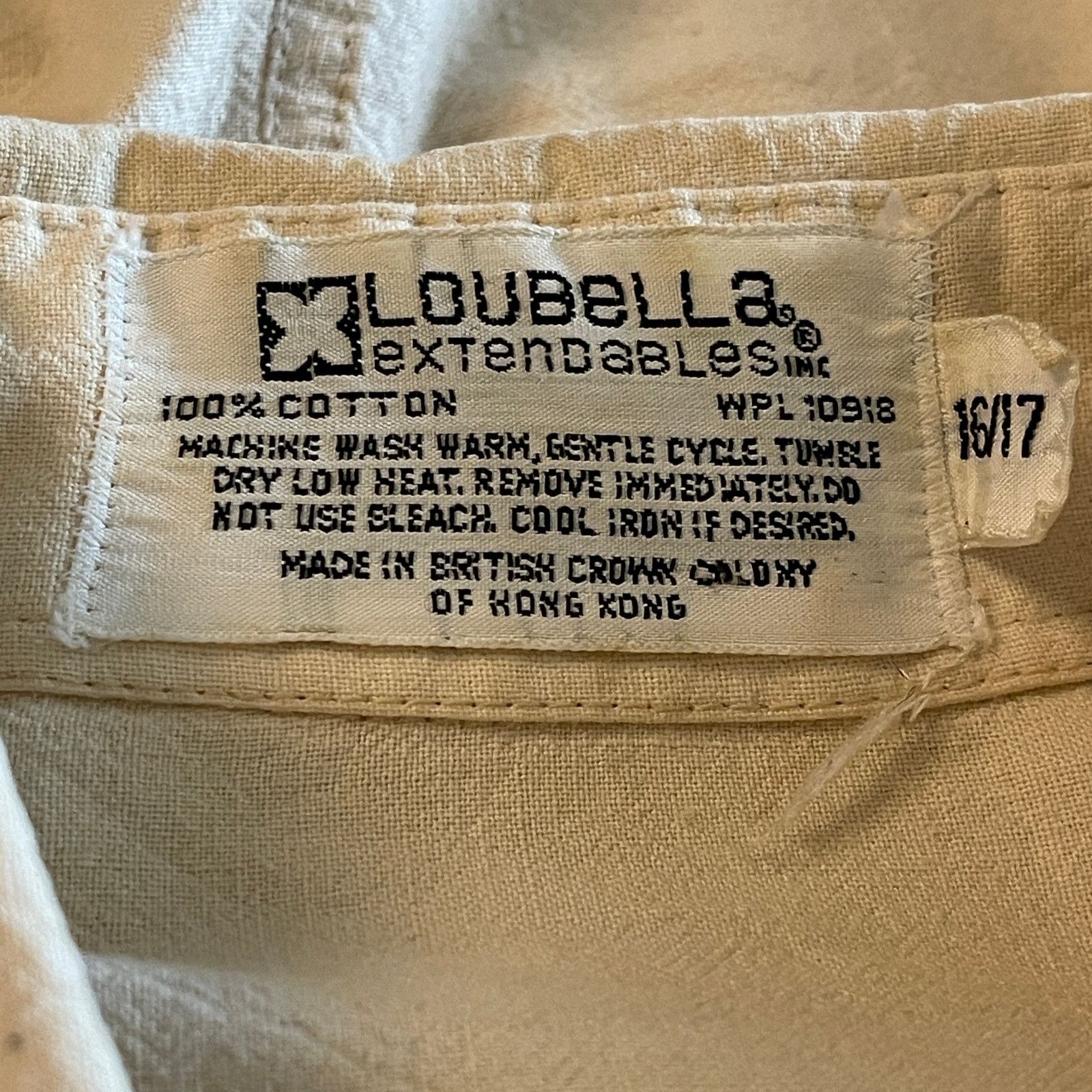 Vintage VINTAGE 70s Loubella Extendables Safari Shirt Size 16/17 Size L / US 10 / IT 46 - 4 Thumbnail