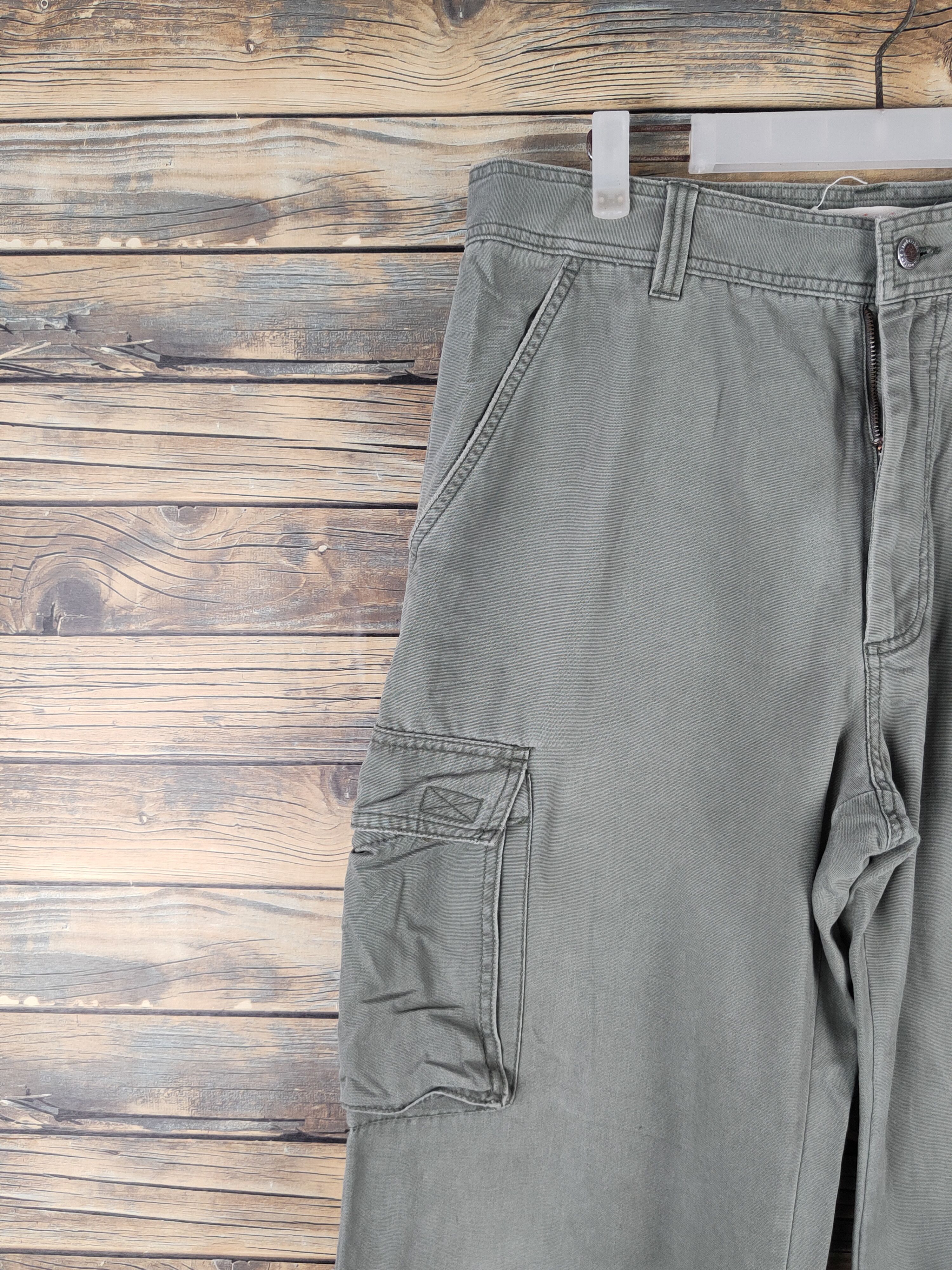 Timberland DLL Timberland Army Green Multipocket Cargo Pants #2355 Size US 34 / EU 50 - 3 Thumbnail