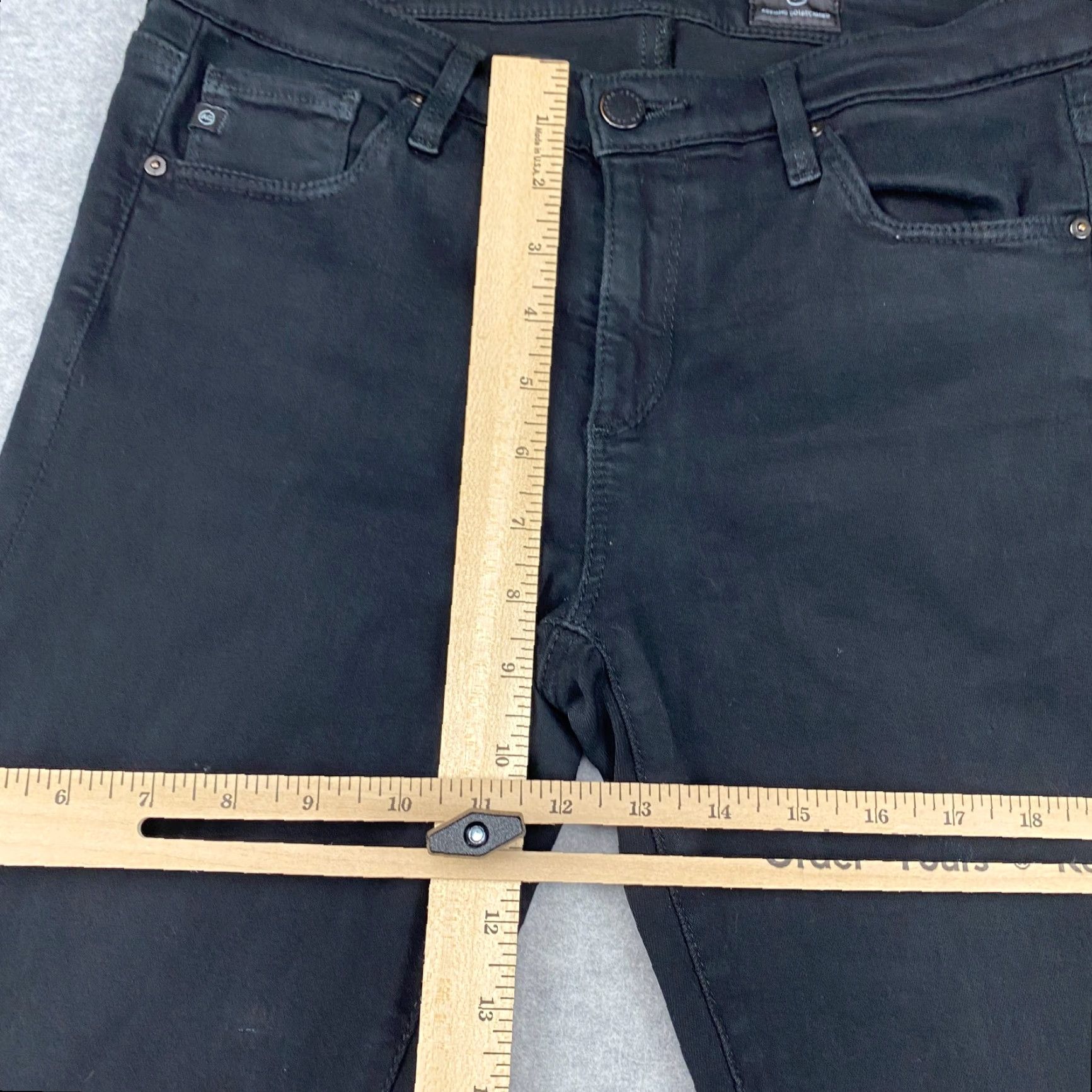 Vintage VINTAGE? No — Actually AG Adriano Goldschmied The Legging Ankle Jeans Womens 29 Black Super Skinny Size 29" - 5 Thumbnail
