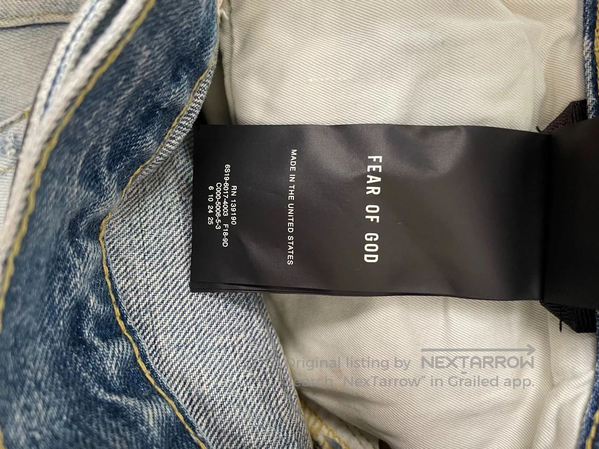 Fear of God Fear of God Season 6 Light Blue Jeans. Size US 31 - 5 Thumbnail