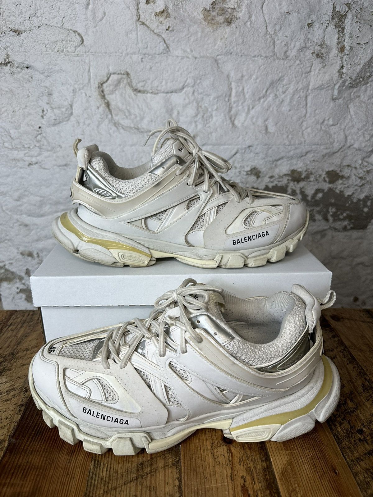 Balenciaga Track Runner White Sneaker Size 45