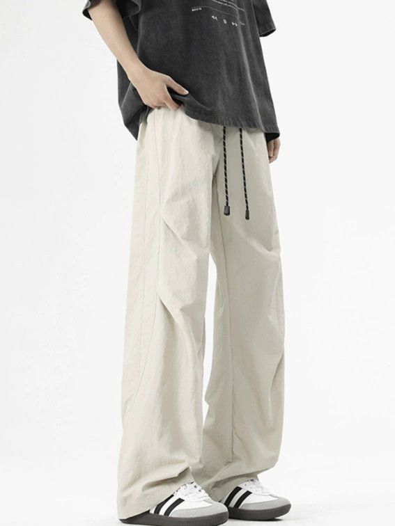 Vintage Men's trendy straight loose versatile trousers Size US 32 / EU 48 - 2 Thumbnail