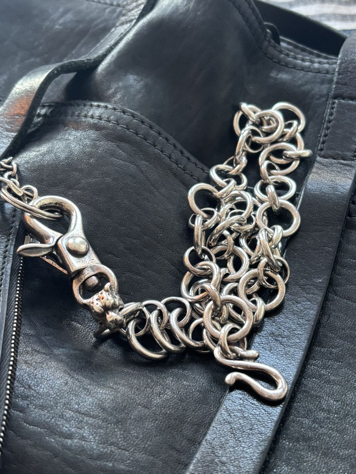 Yohji Yamamoto 2009 Silver Wallet Chain Size ONE SIZE - 3 Thumbnail
