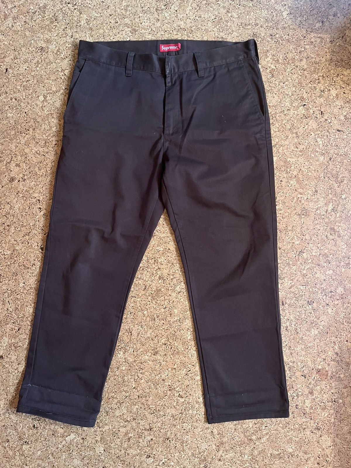 image of Vintage Supreme Brown Work Pant Size 36, Men's