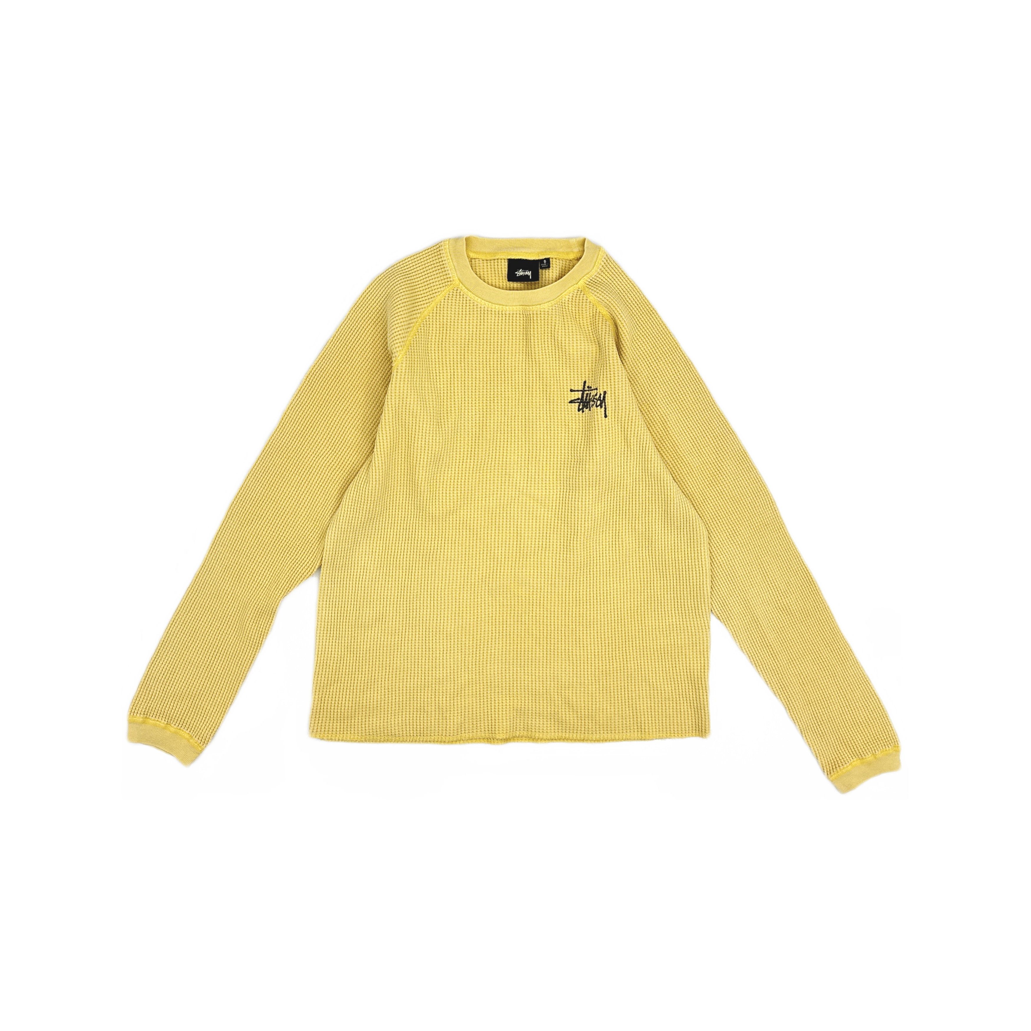 Stussy Stussy Waffle Logo Long Sleeve T-Shirt Size S Size US S / EU 44-46 / 1 - 1 Thumbnail